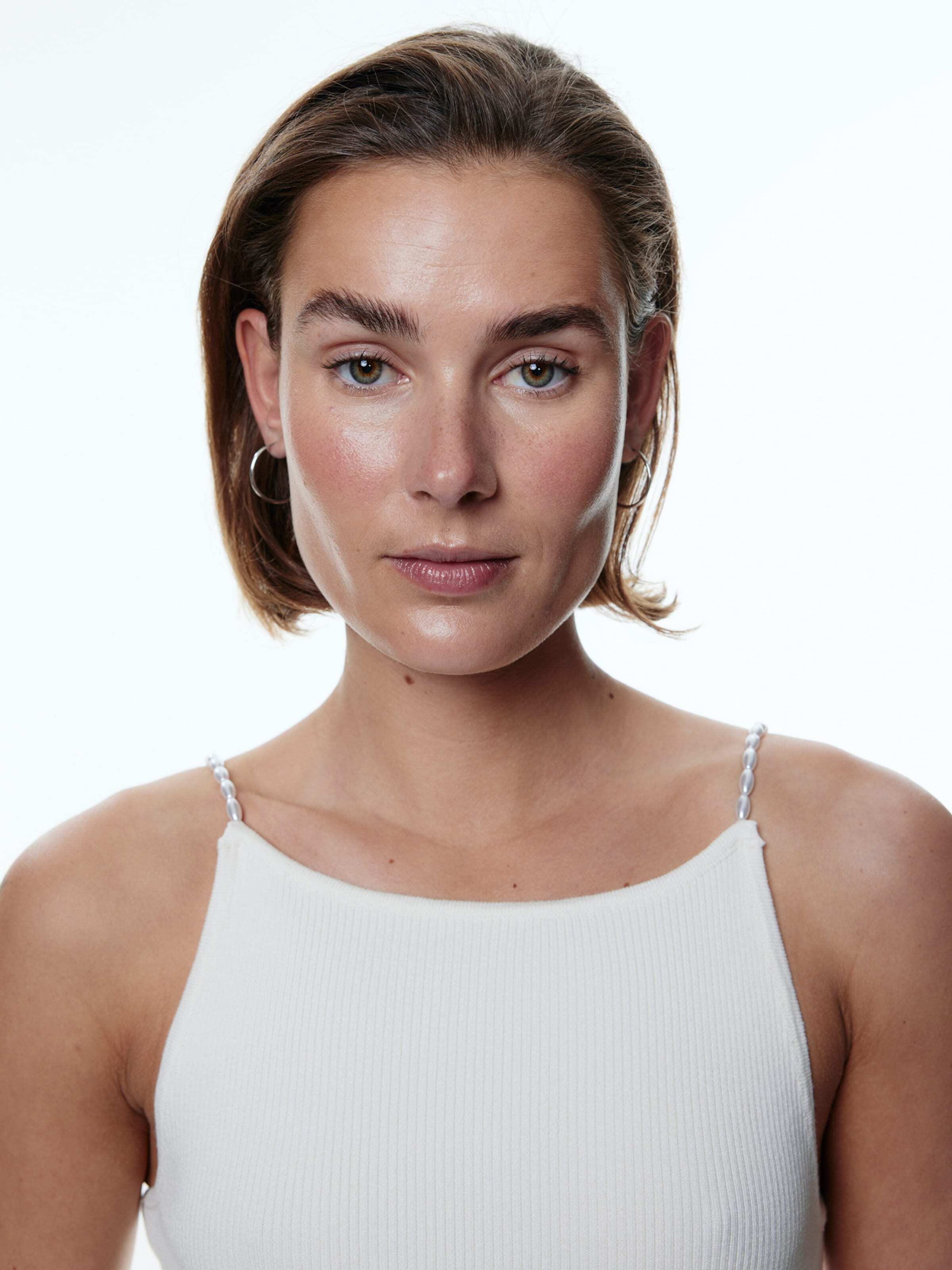 EDITED Pletena obleka 'Ulima' kremna