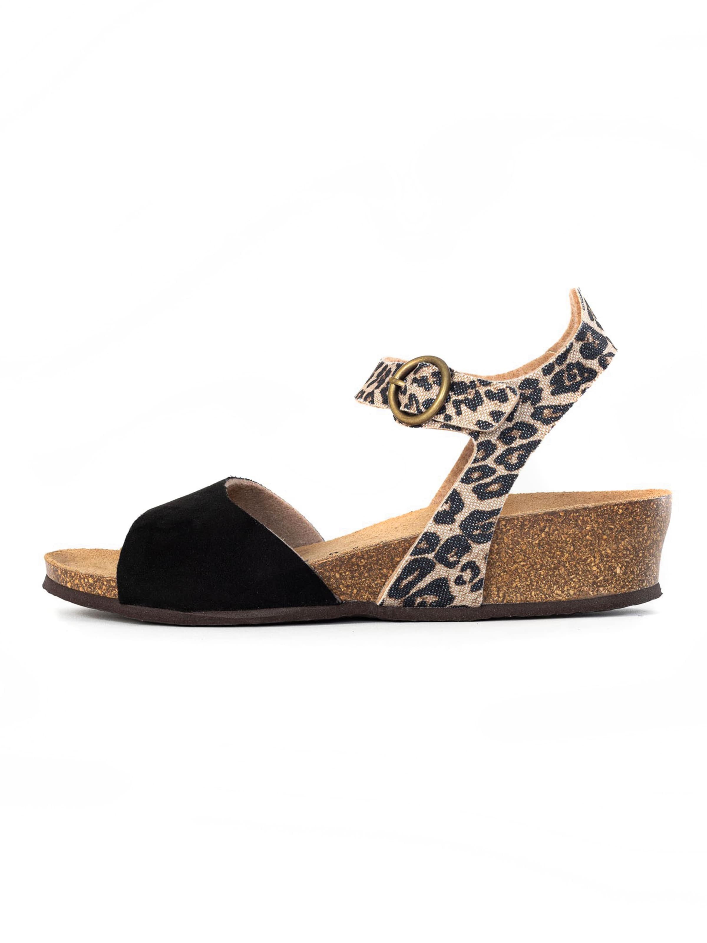 Bayton Sandali 'Rose' ecru / črna