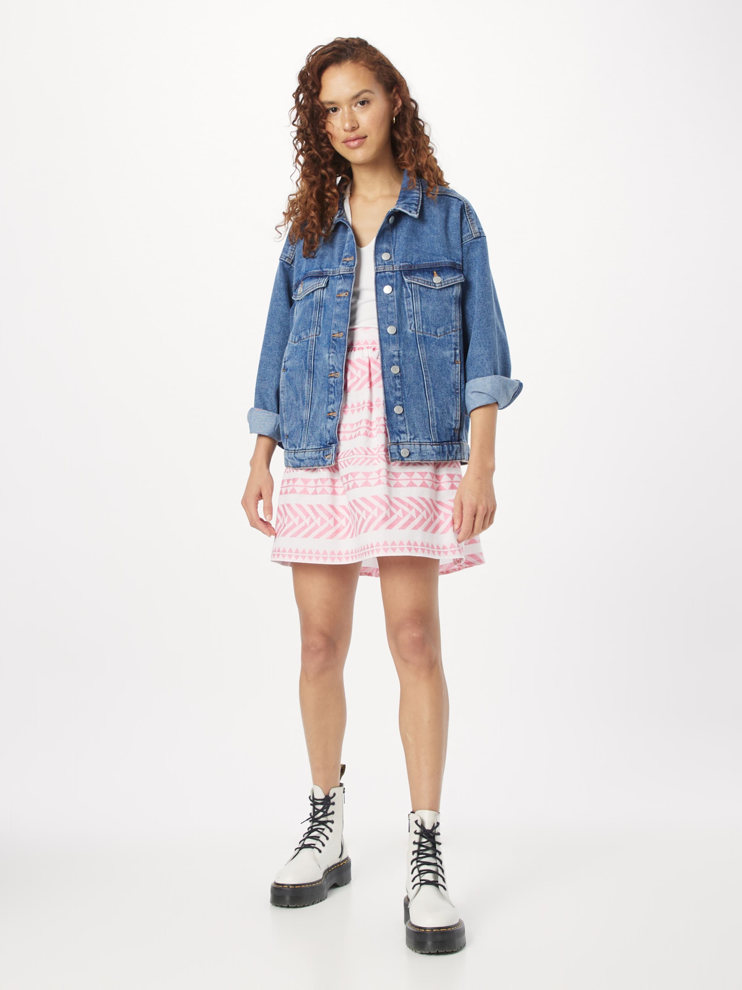 ABOUT YOU Krilo 'Tamara' svetlo roza / bela