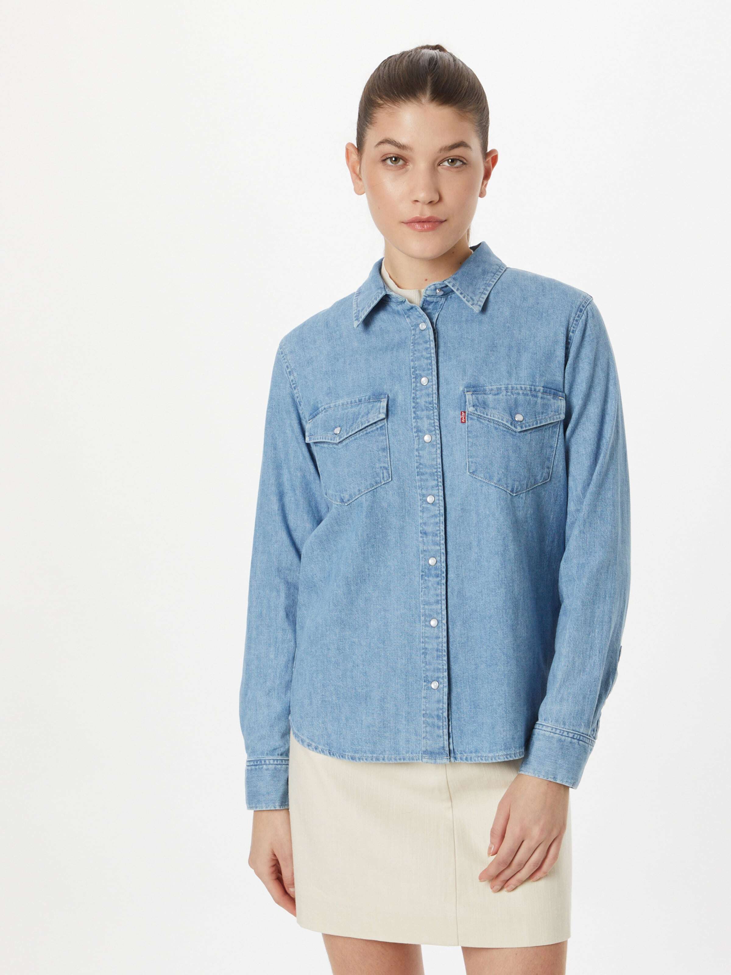 LEVI'S  Bluza 'Iconic Western Shirt' moder denim