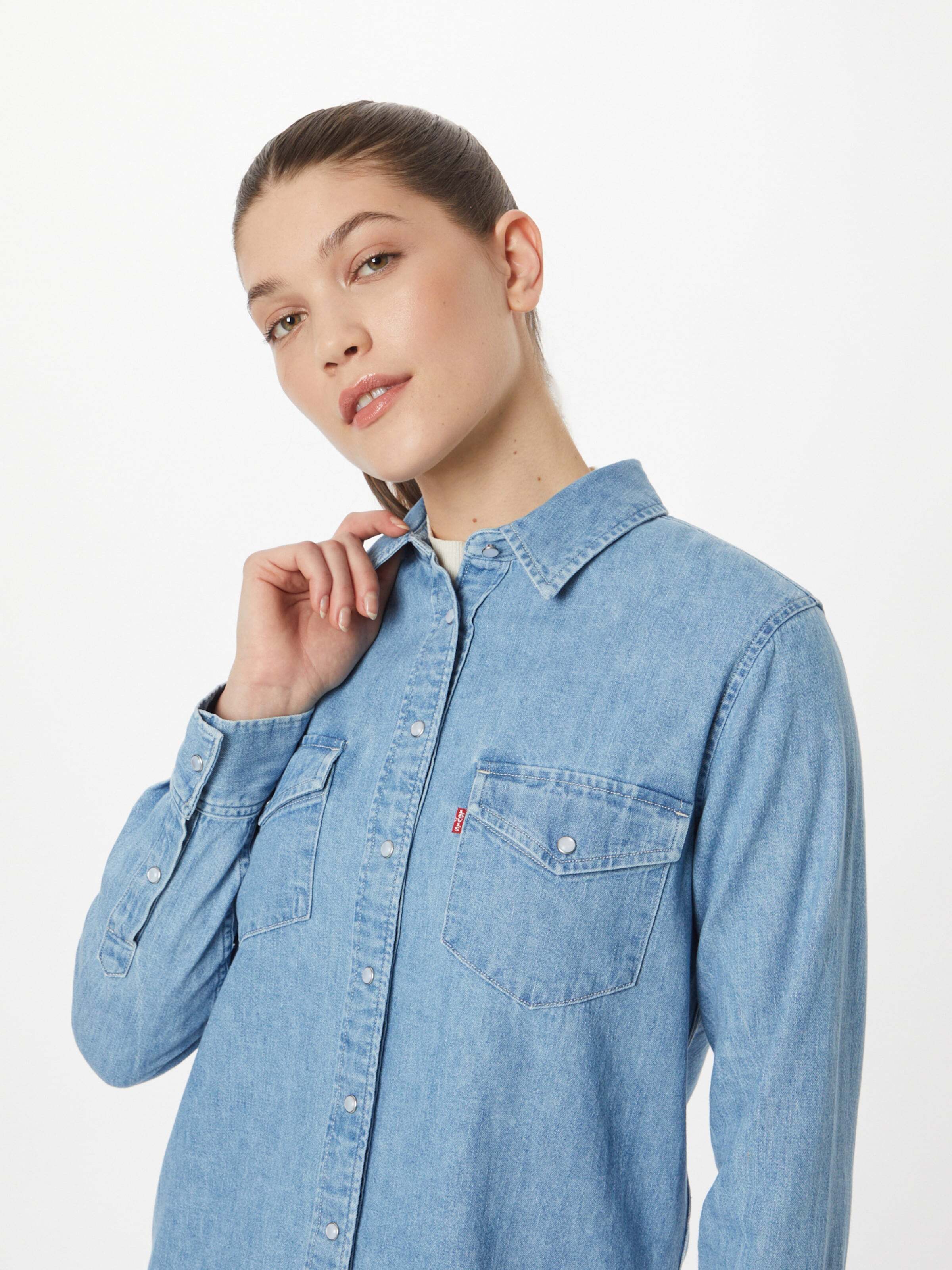 LEVI'S  Bluza 'Iconic Western Shirt' moder denim