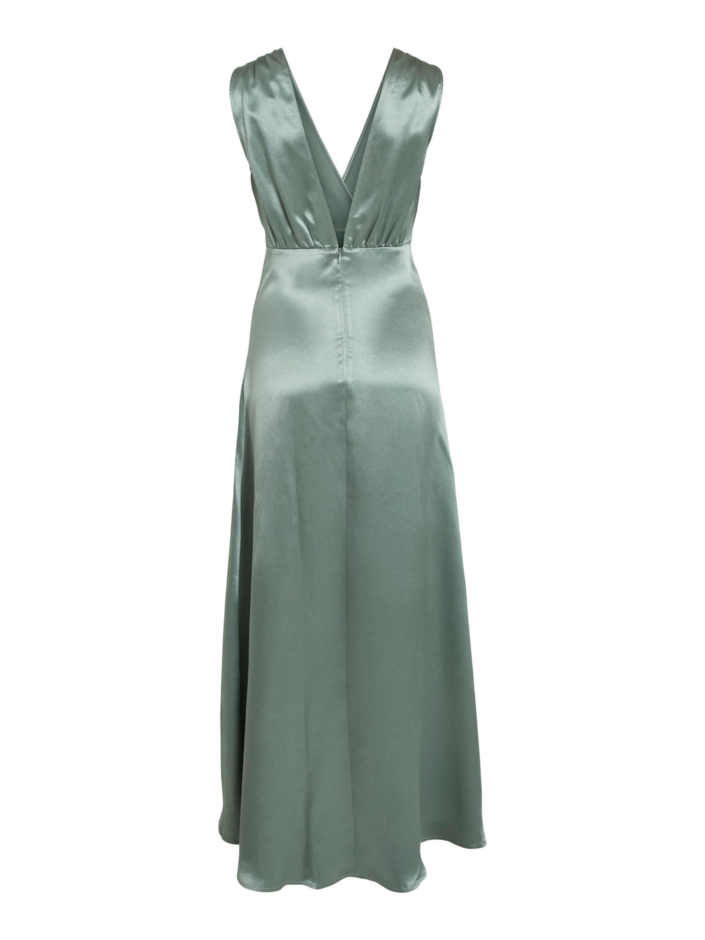 VILA Večerna obleka 'Sittas' pastelno zelena