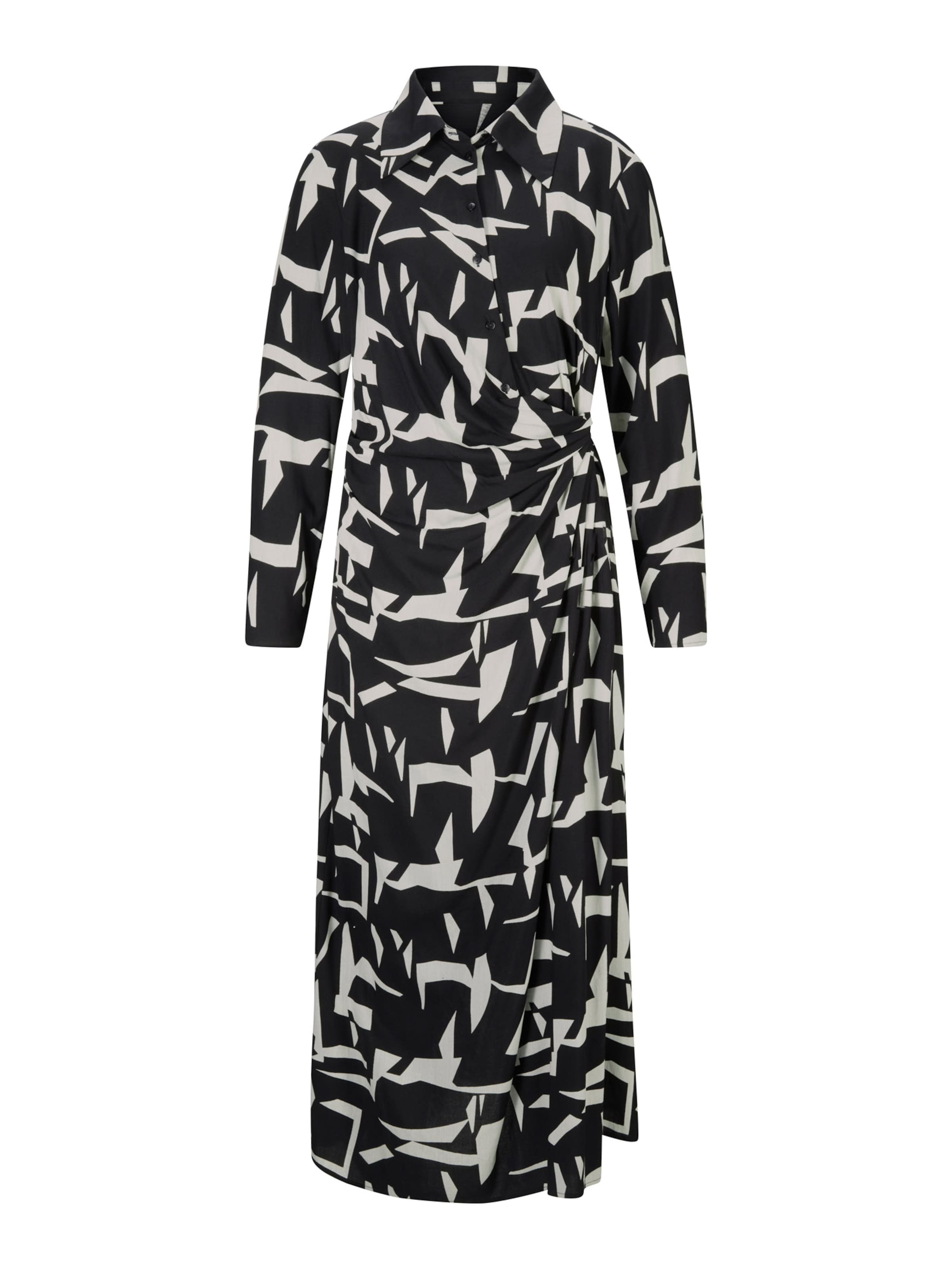 heine Dolga srajca črna / bela