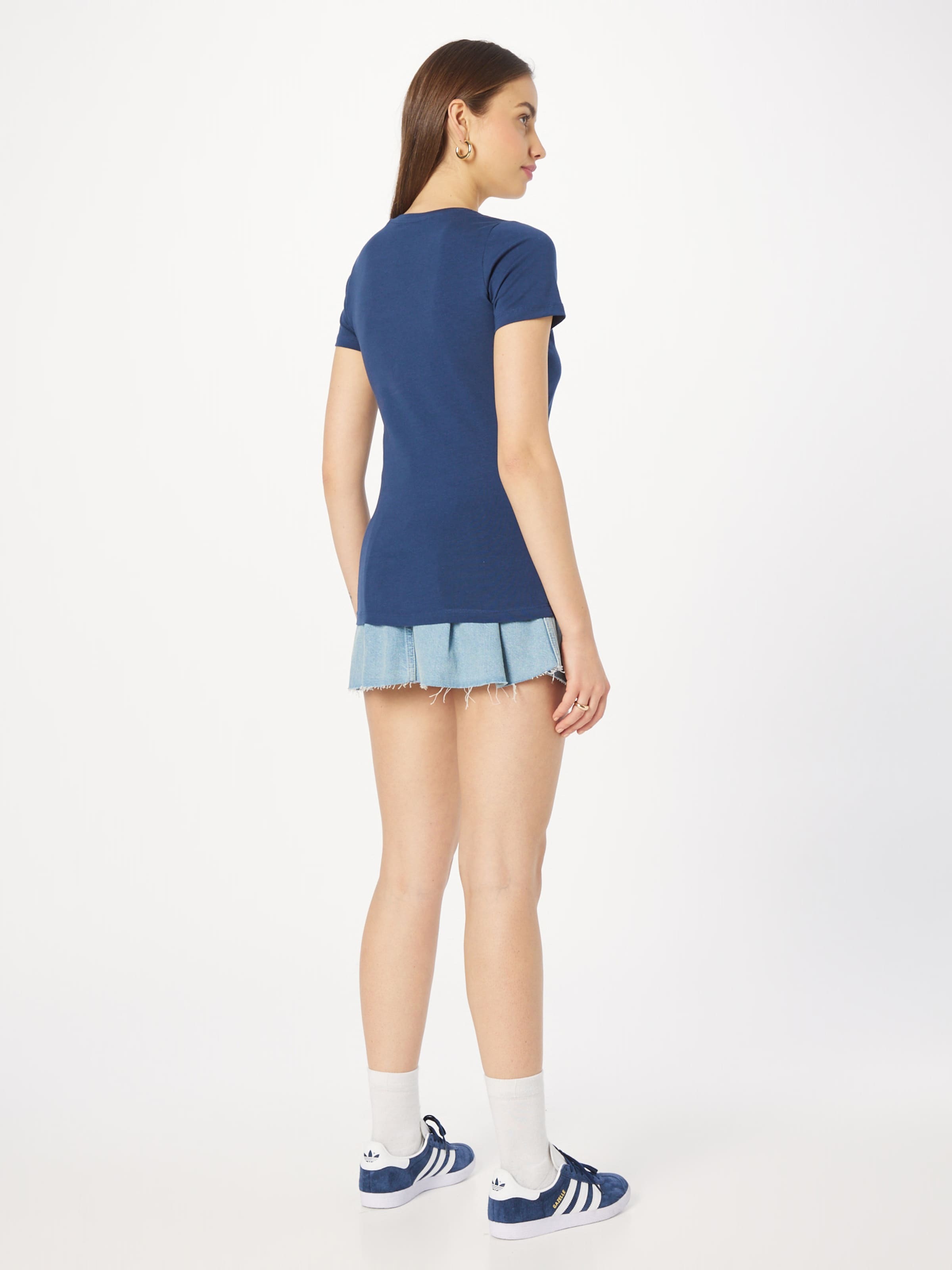 Pepe Jeans Majica 'New Virginia' mornarska / bela