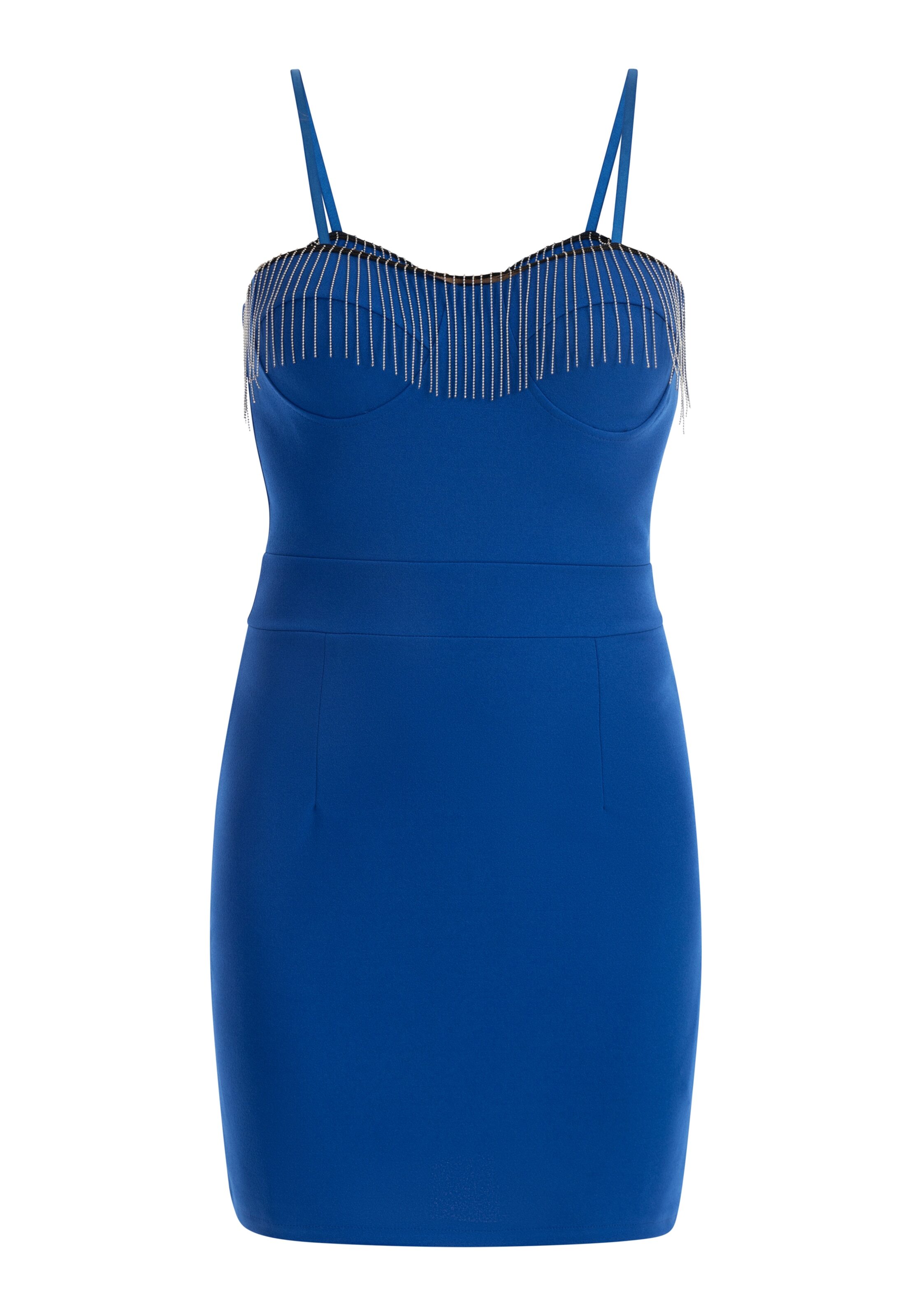 faina Koktejl obleka modra