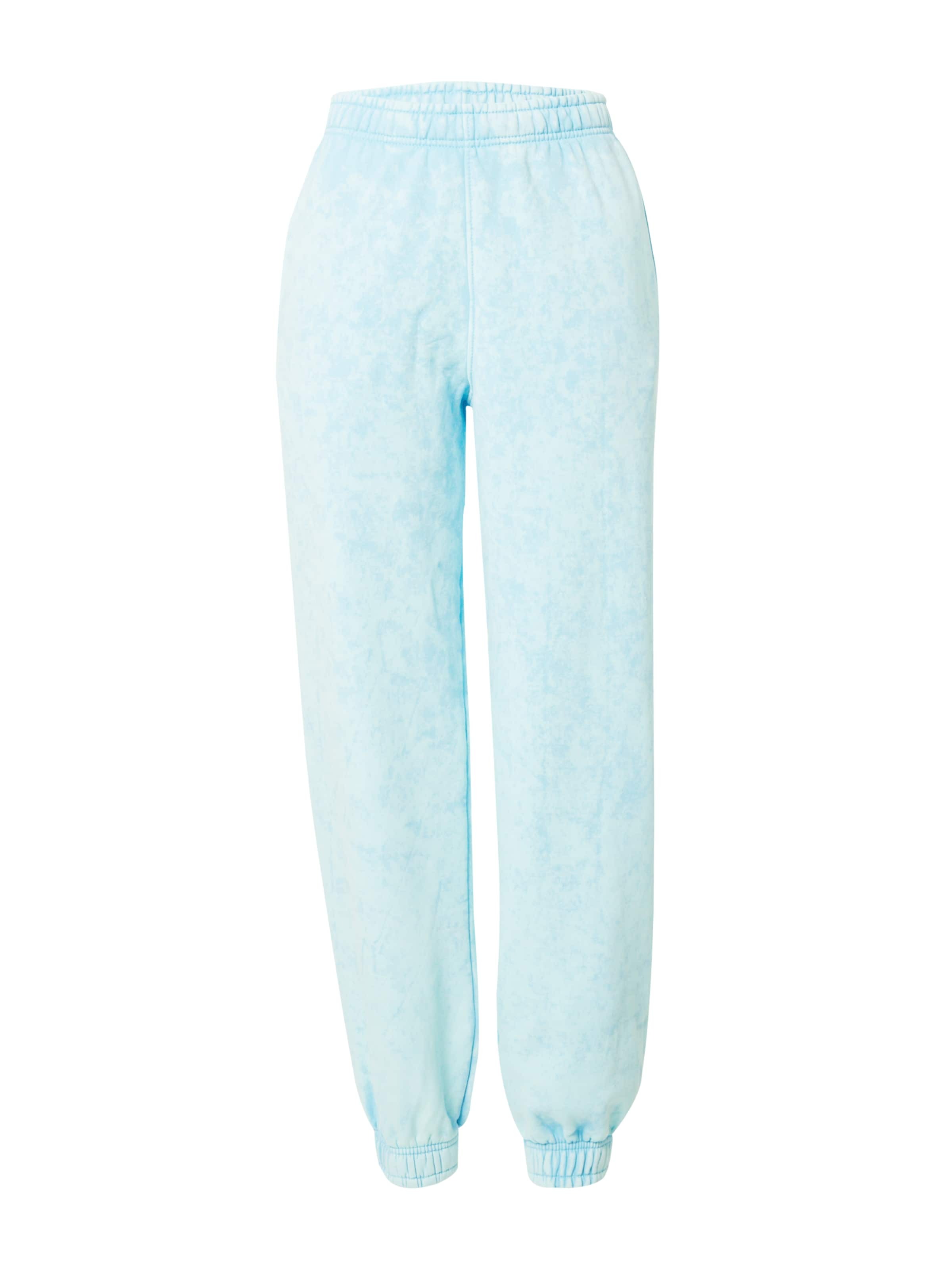 Urban Classics Hlače dimno modra / svetlo modra