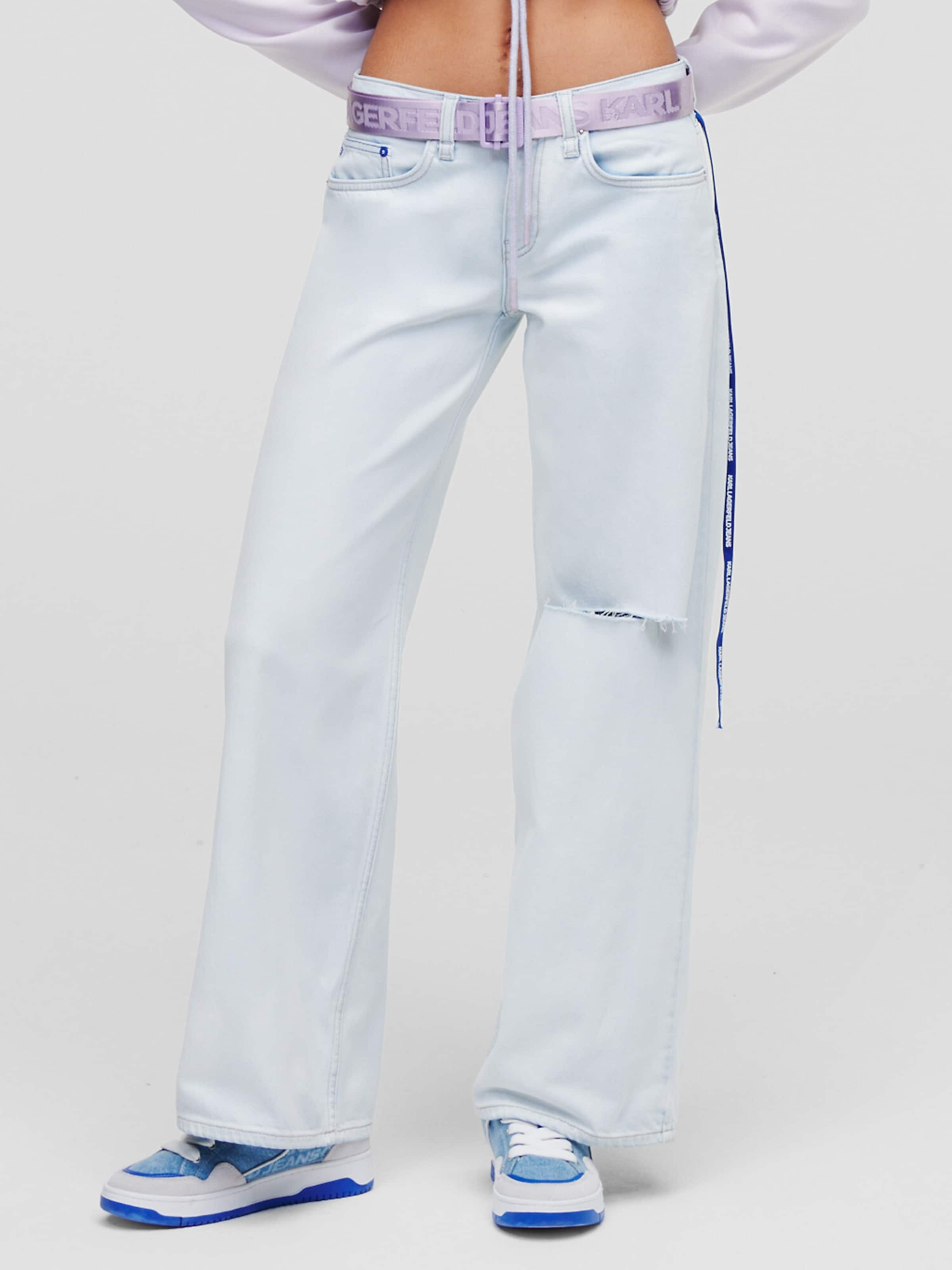 KARL LAGERFELD JEANS Kavbojke pastelno modra