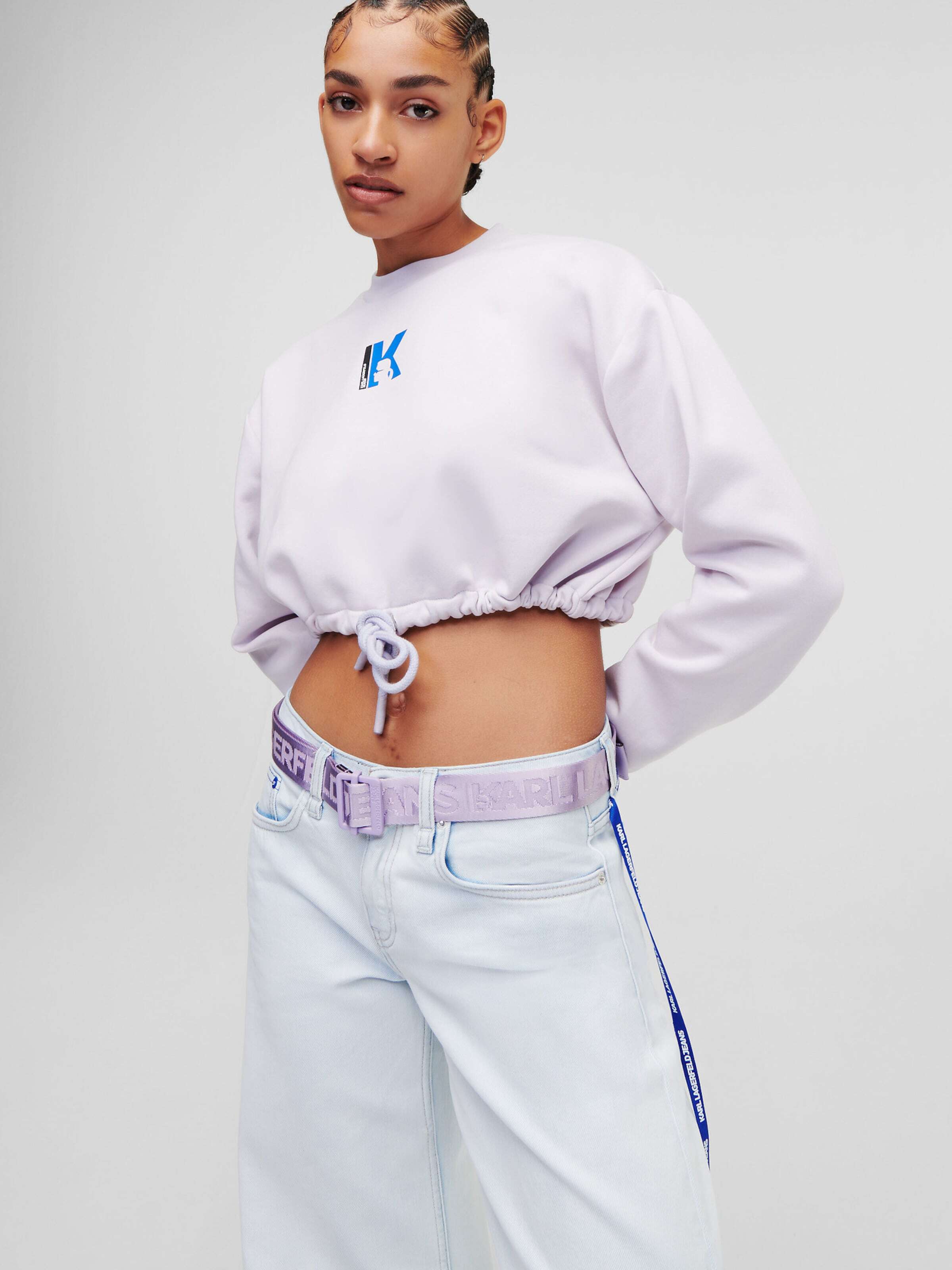 KARL LAGERFELD JEANS Kavbojke pastelno modra