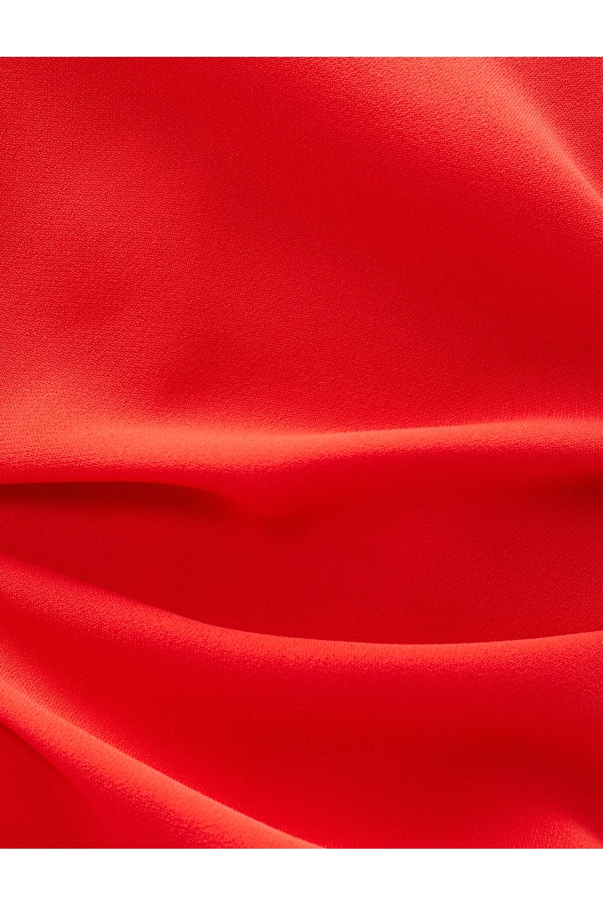 Koton Mini Party Dress Draped Sleeve Detail