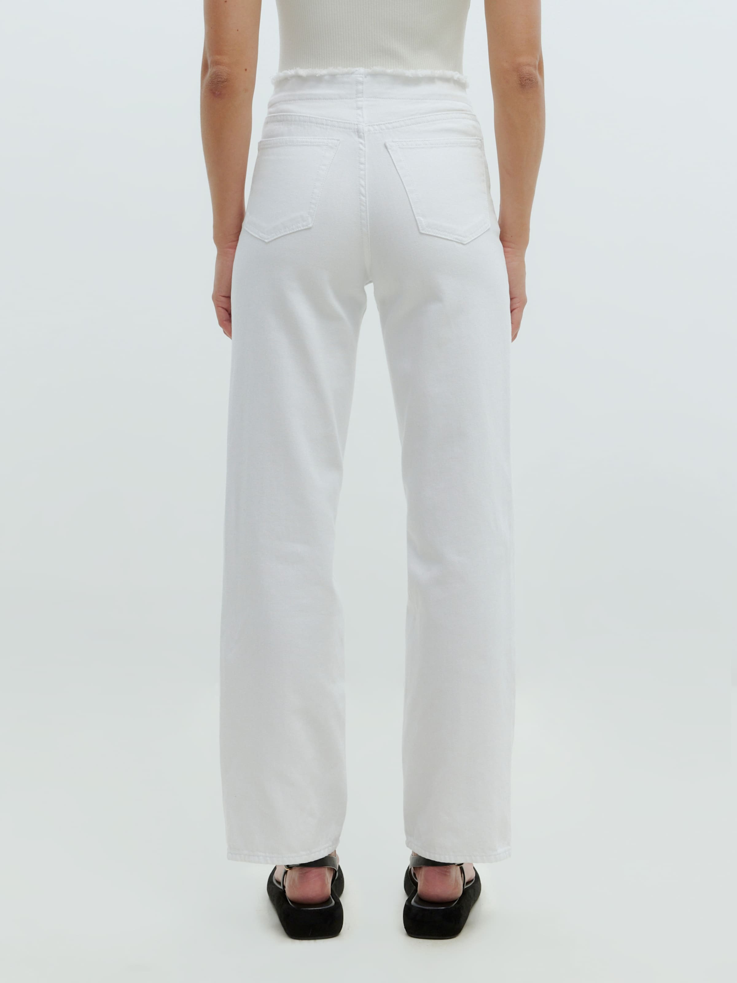 EDITED Hlače 'Aya' bela