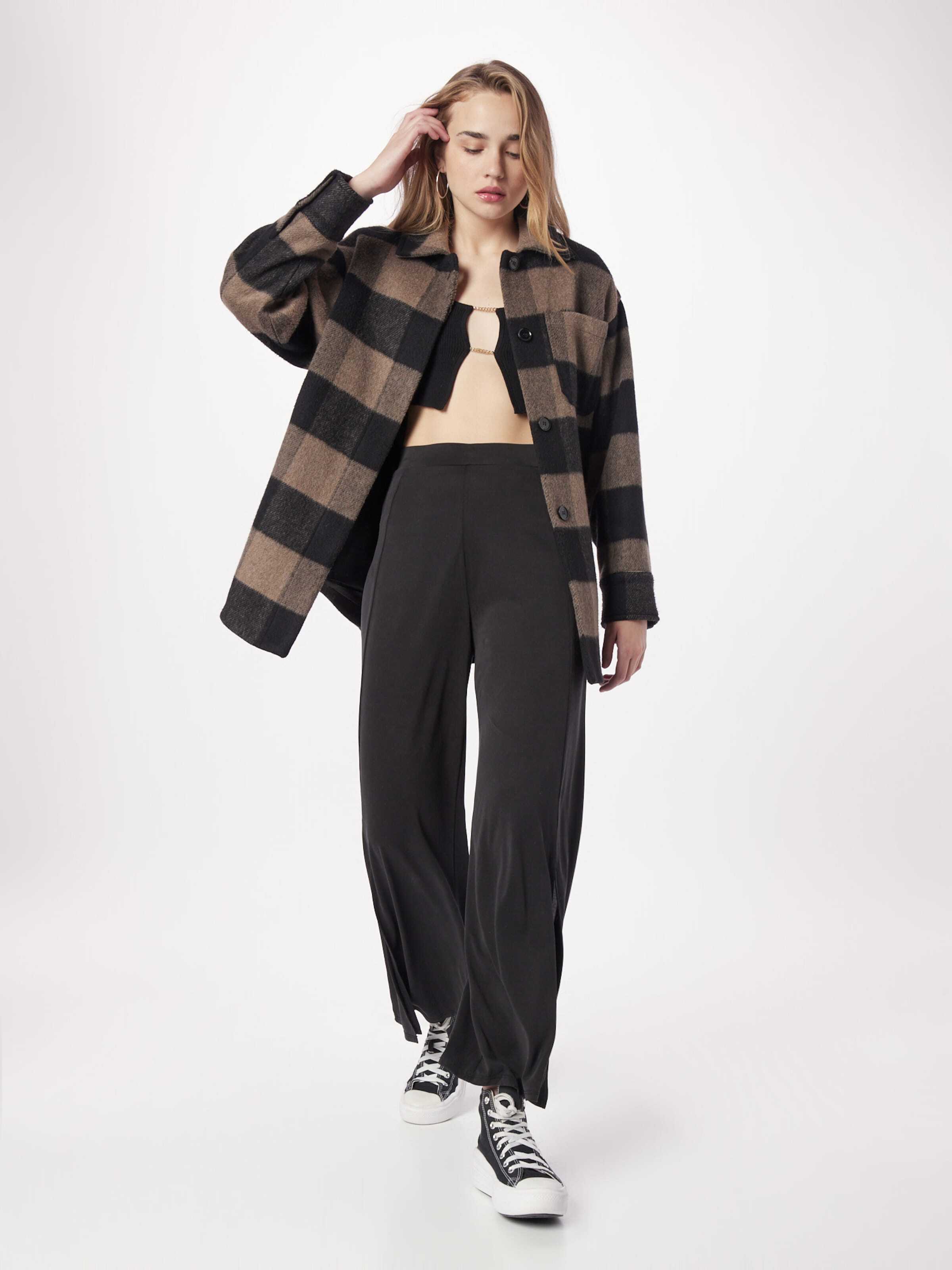 ABOUT YOU Hlače 'Caro' antracit