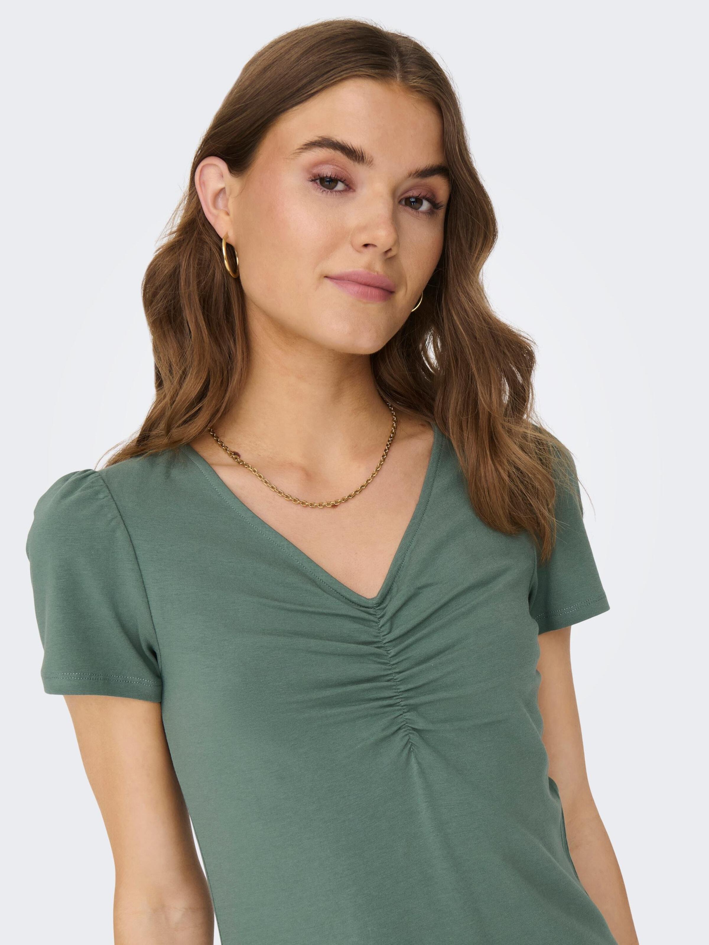 ONLY Obleka temno zelena