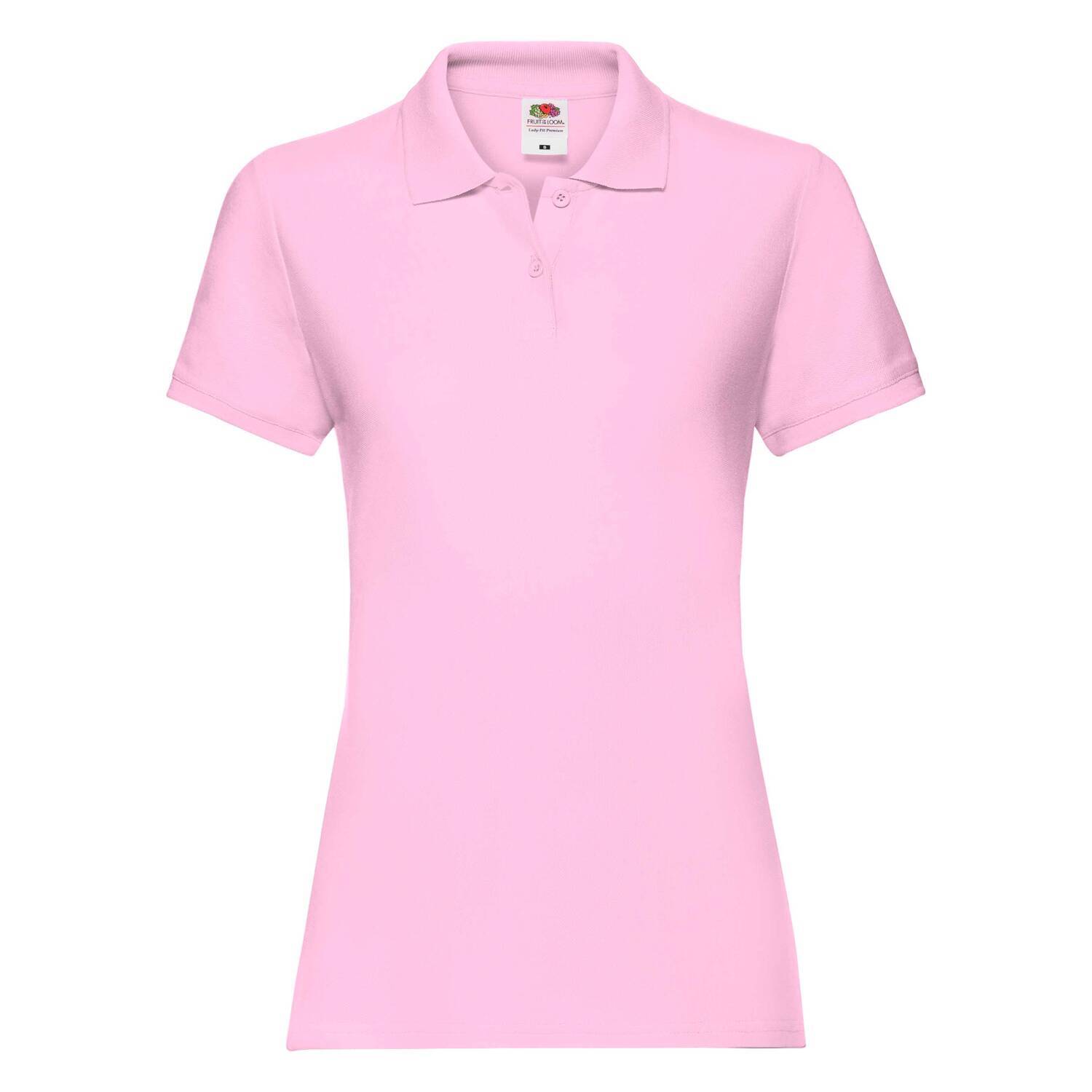 Polo Fruit of the Loom Pink Women's T-shirt