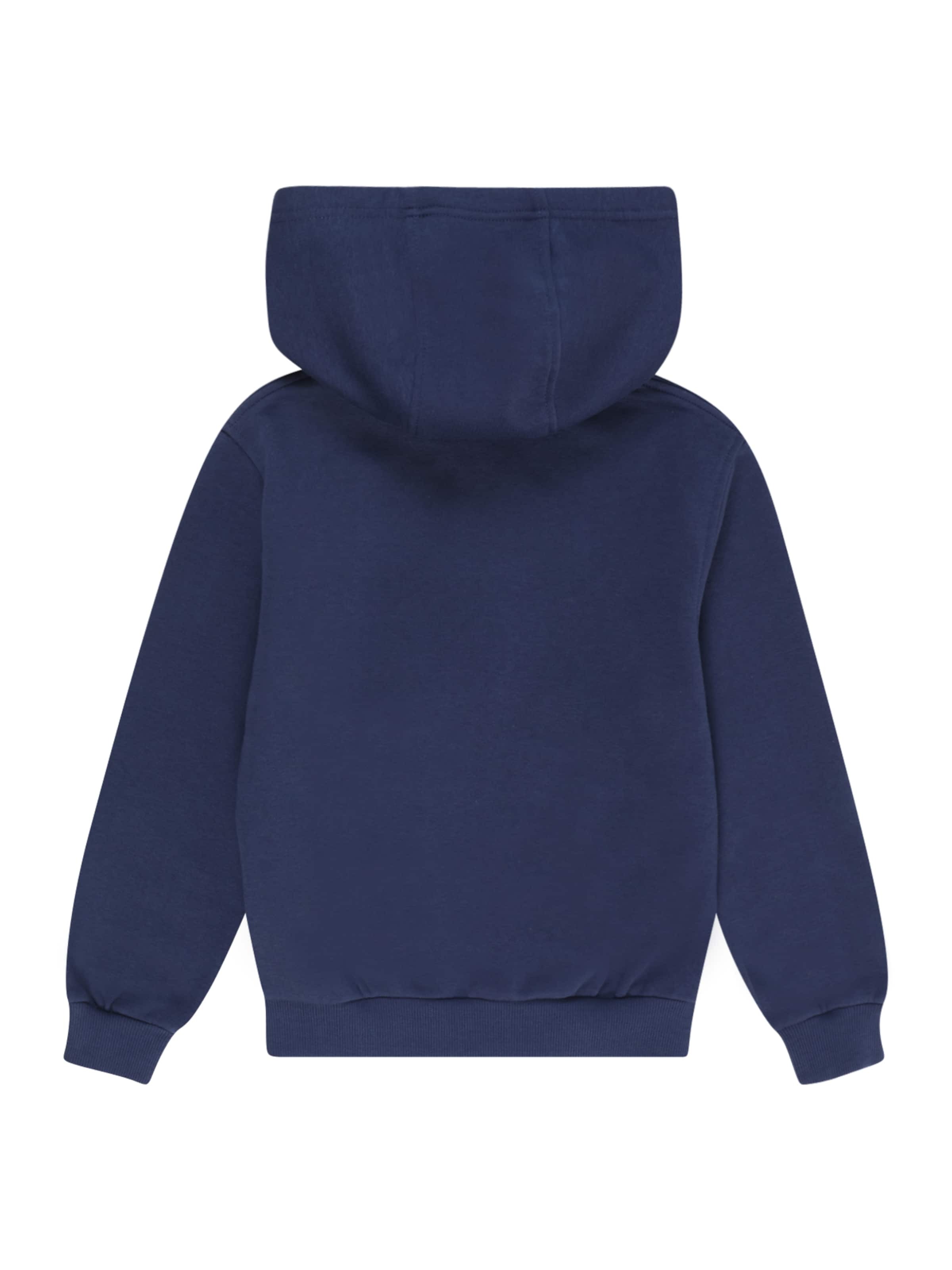 Nike Sportswear Jopa na zadrgo 'CLUB FLC' mornarska / bela