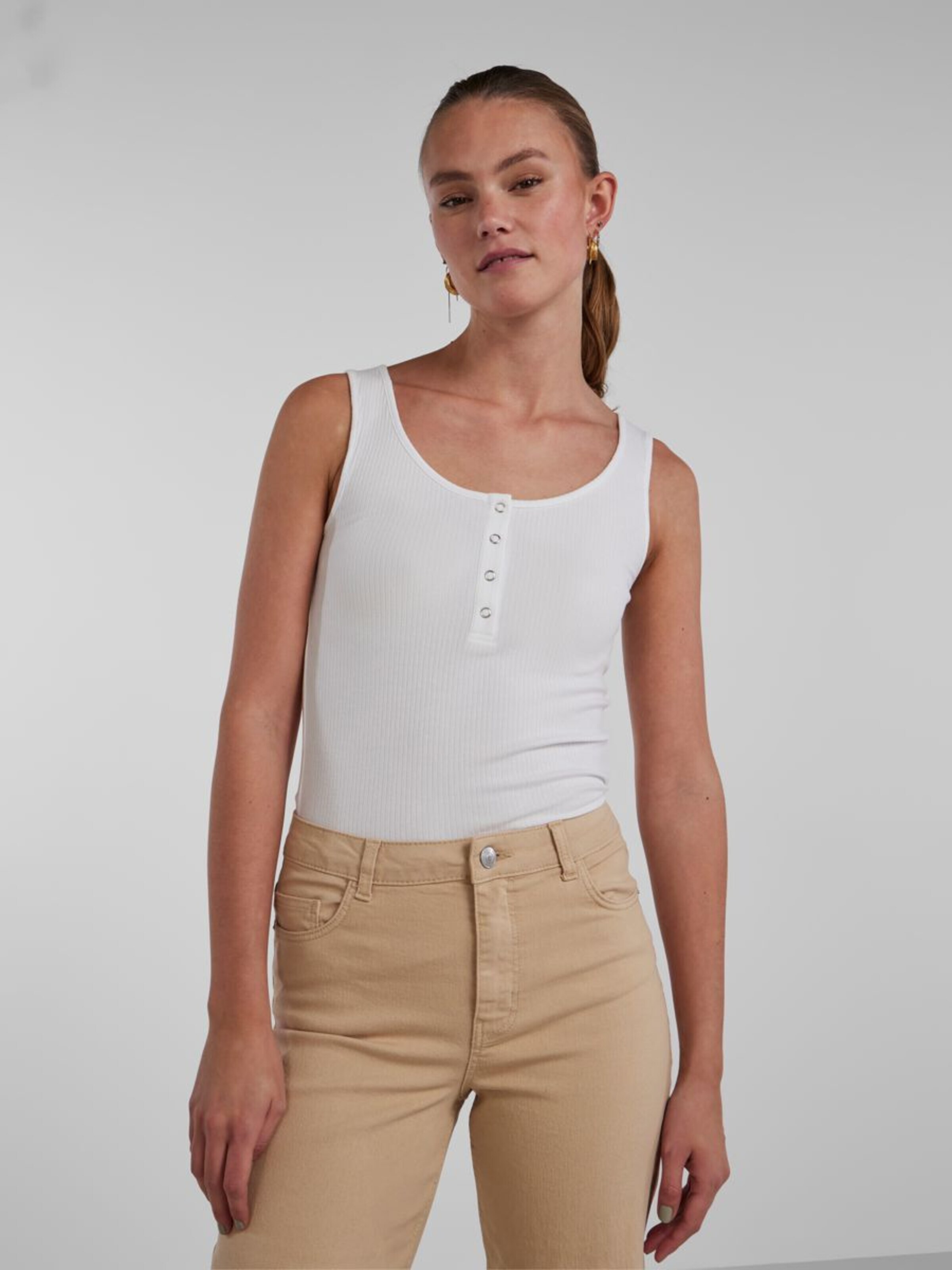 PIECES Top 'PCKitte' bela