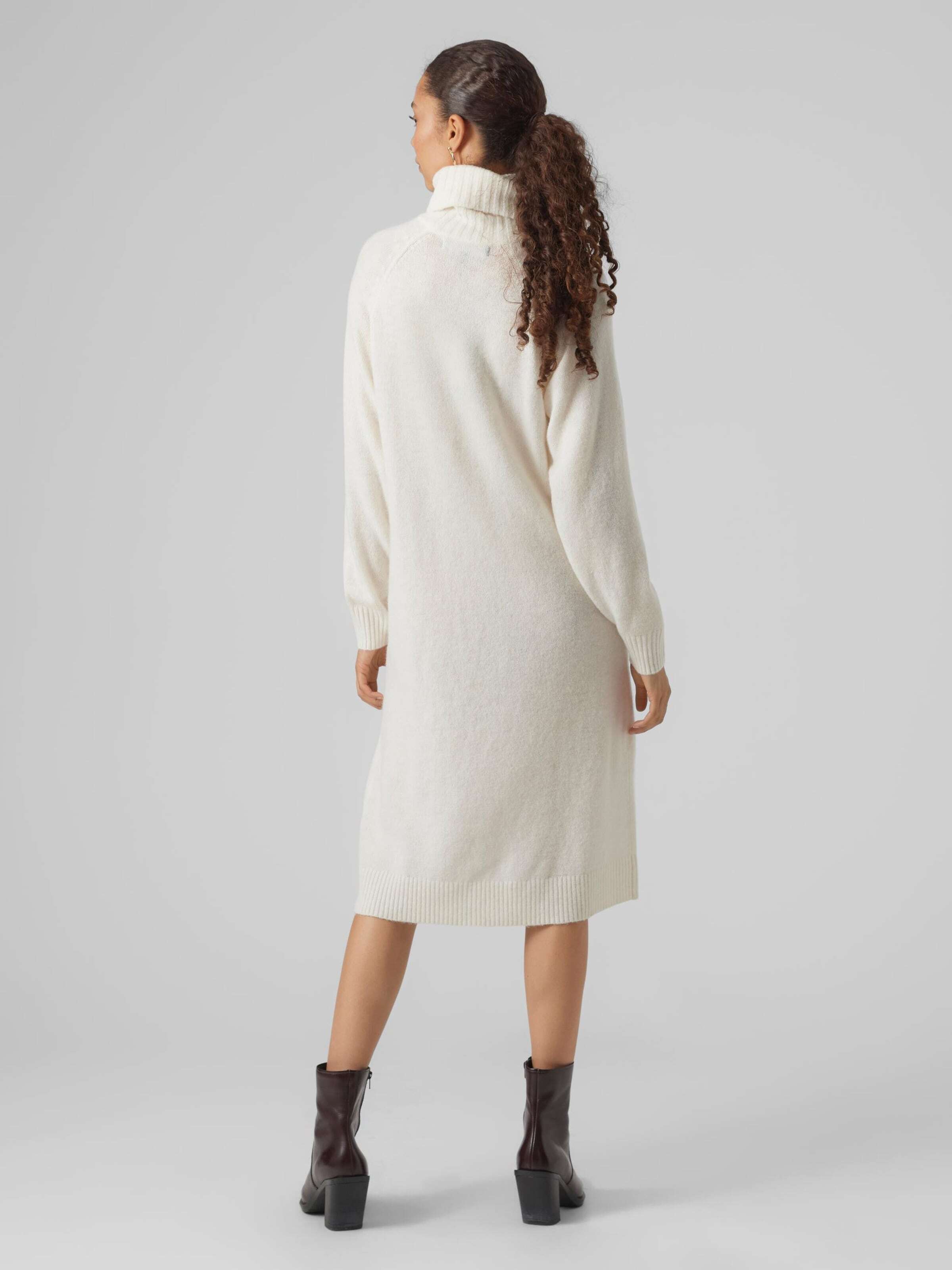 VERO MODA Pletena obleka 'Daniela' bež