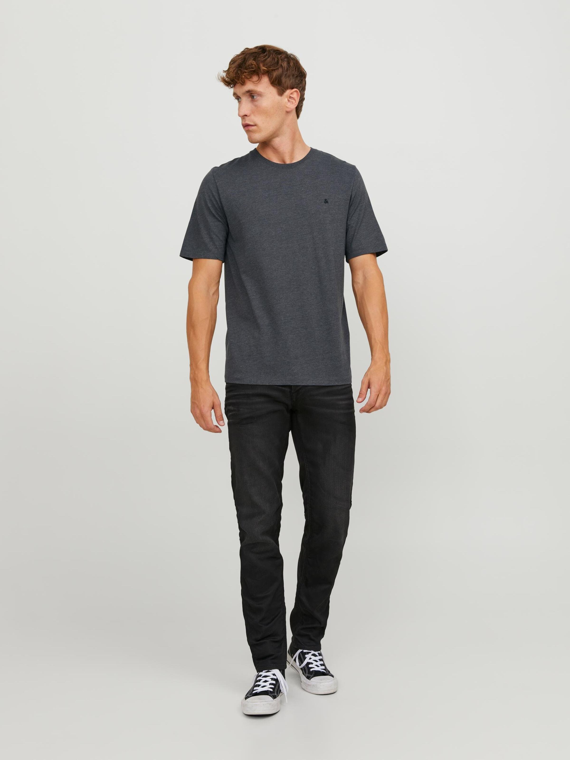 JACK & JONES Majica 'JJEPaulos' temno siva