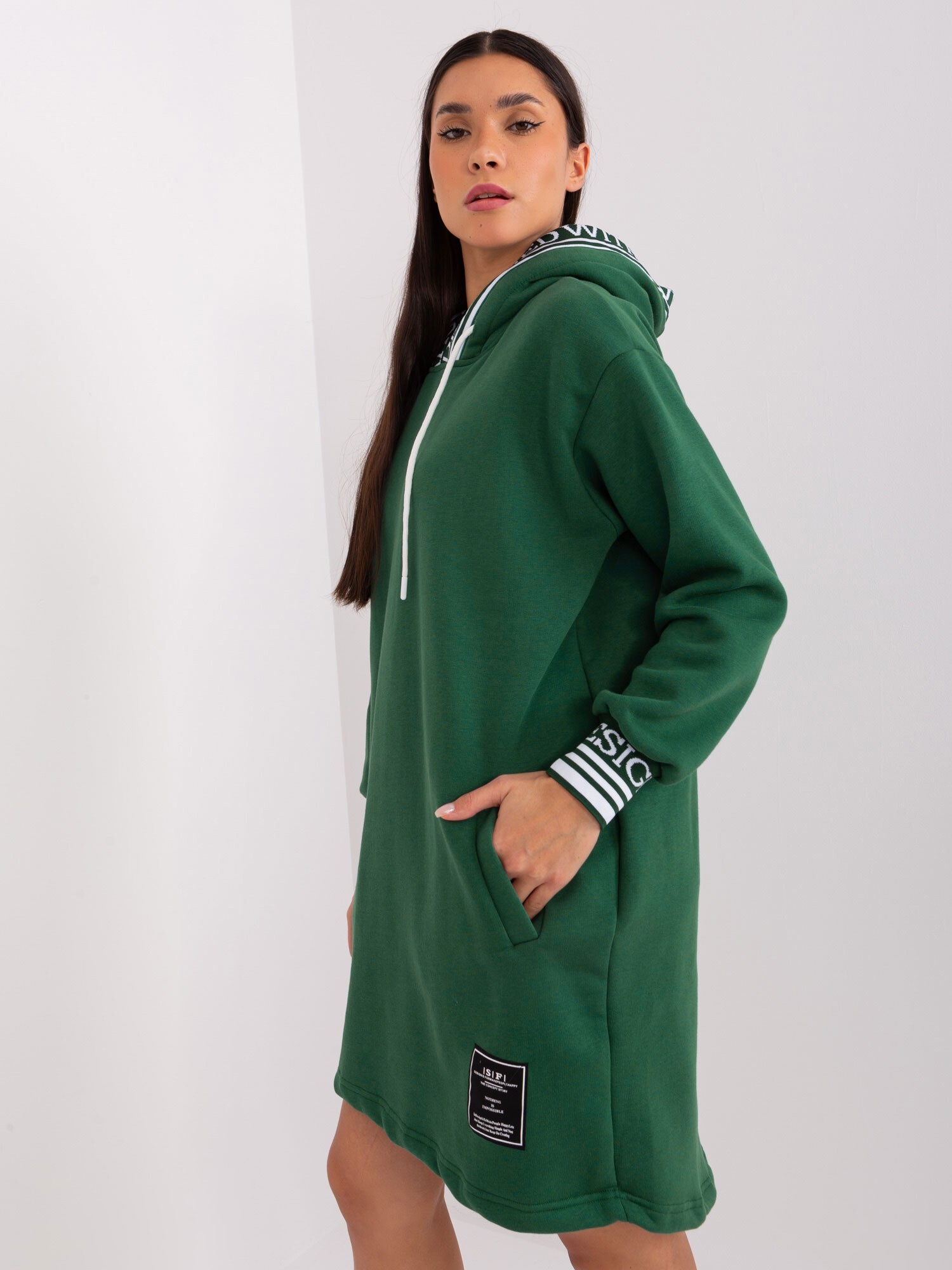 RELEVANCE Tunic-RV-TU-9224.95P-Dark Green
