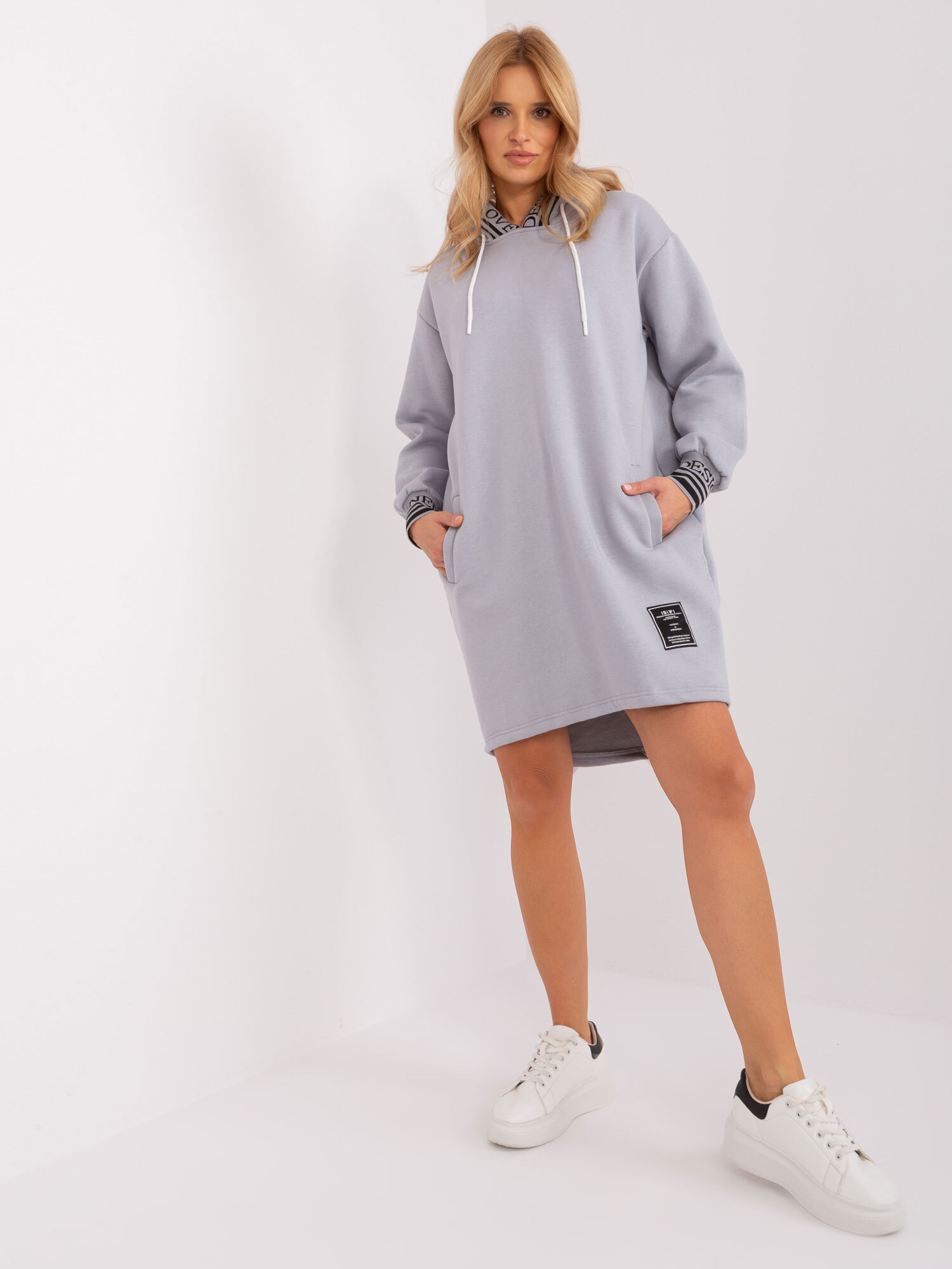 RELEVANCE Tunic-RV-TU-9224.95P-Grey