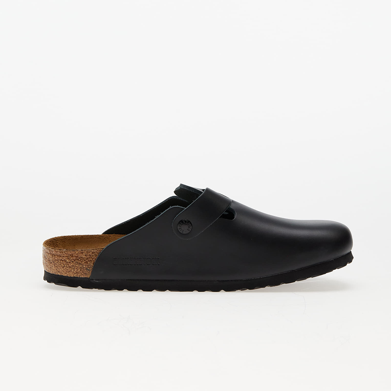 Birkenstock Boston Natural Leather Black