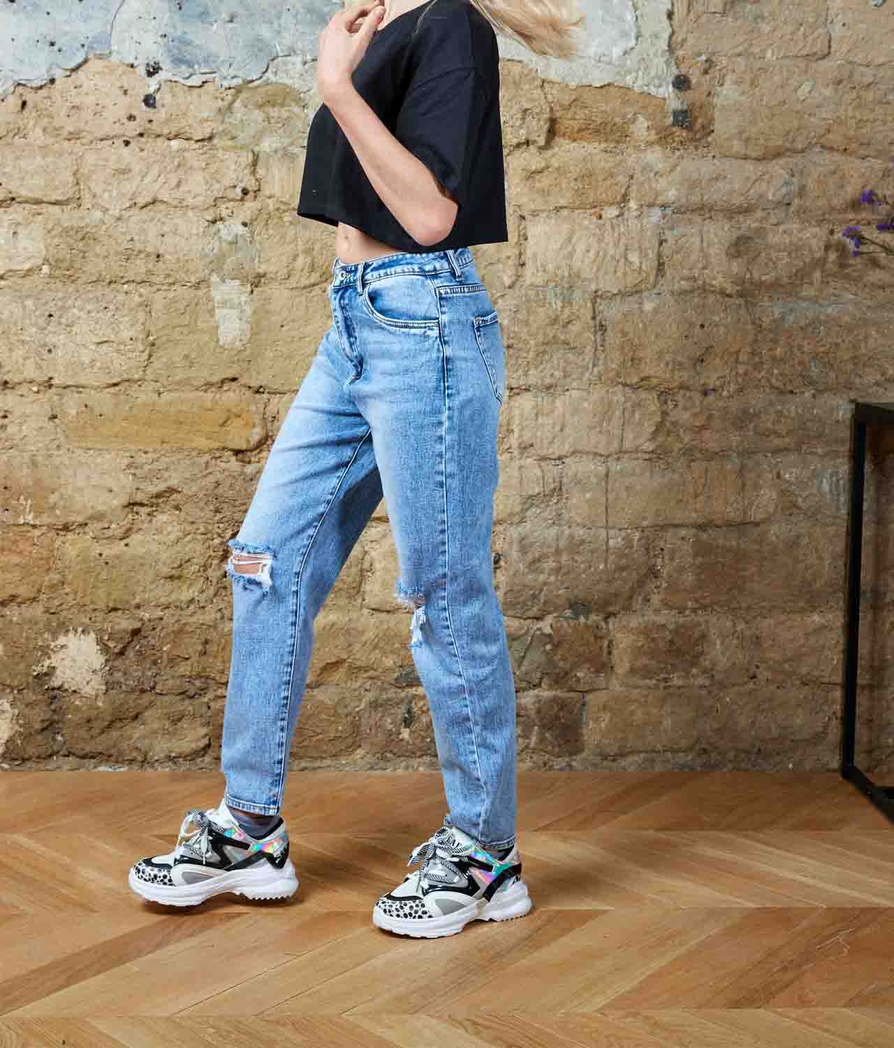 Superfashion Ženske jeans hlače L20078-1