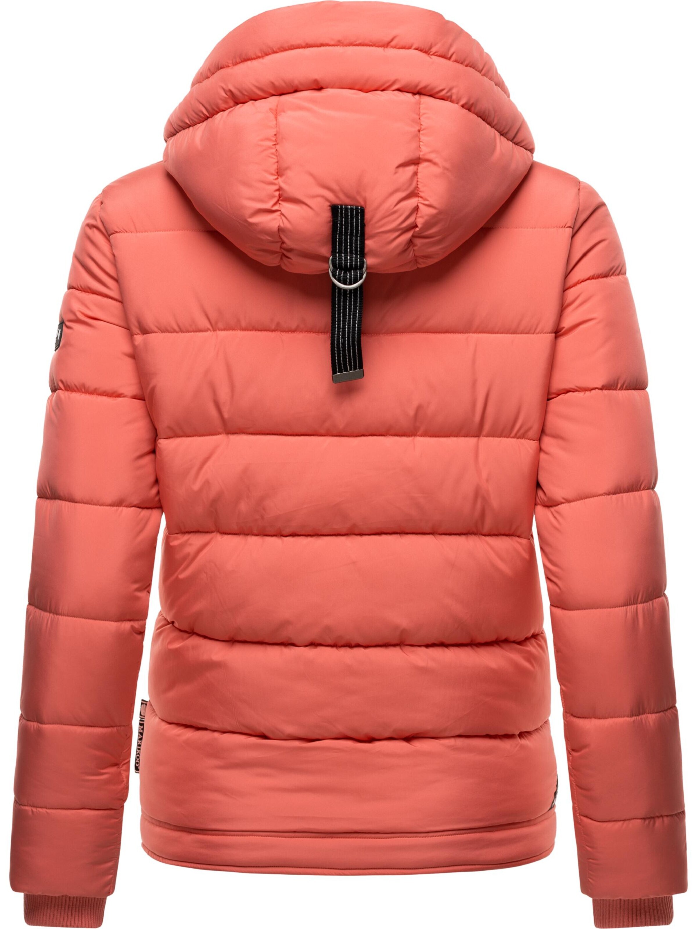 MARIKOO Zimska jakna 'Taisaa' korala / črna / bela