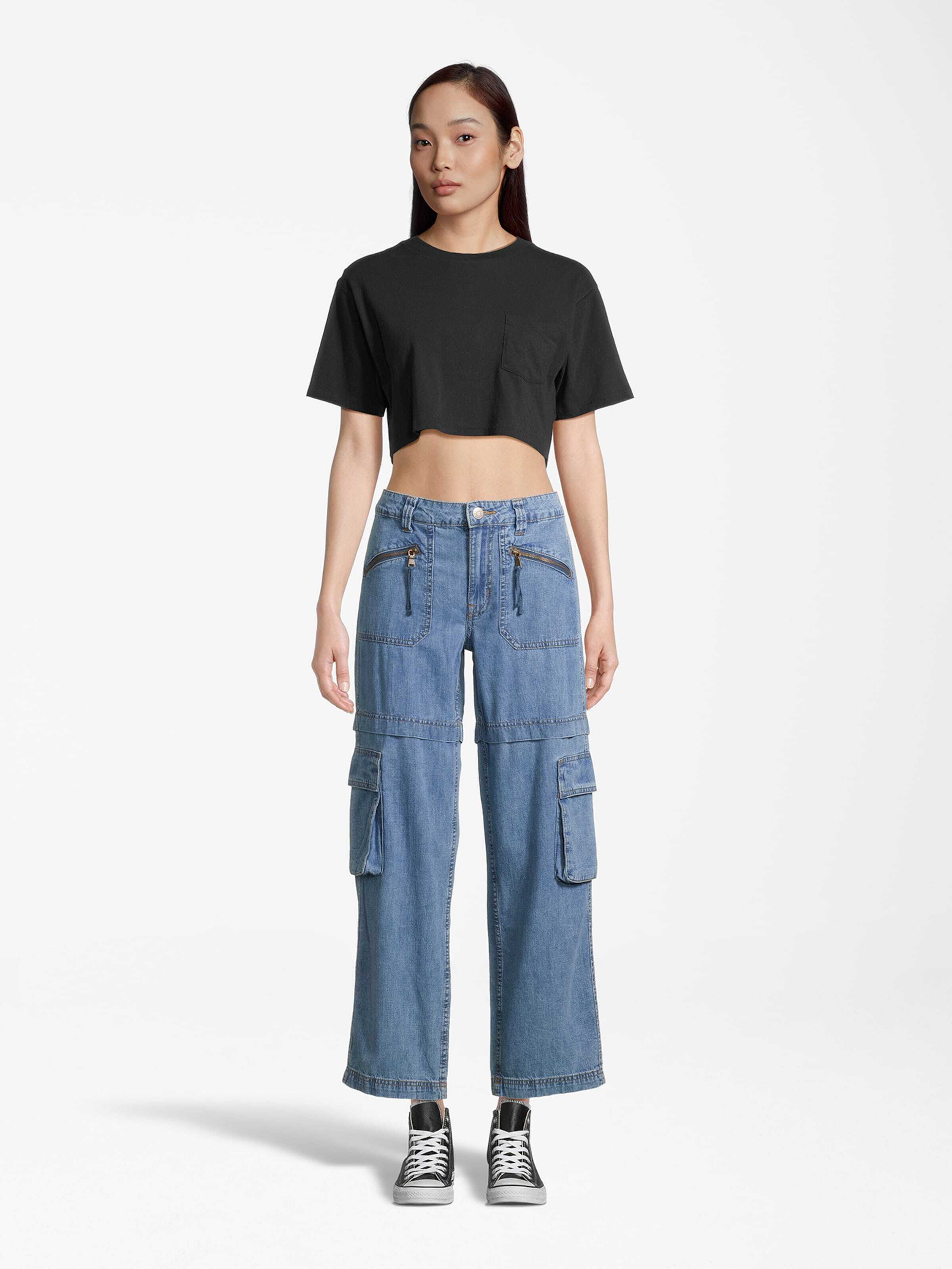 AÉROPOSTALE Kargo kavbojke moder denim