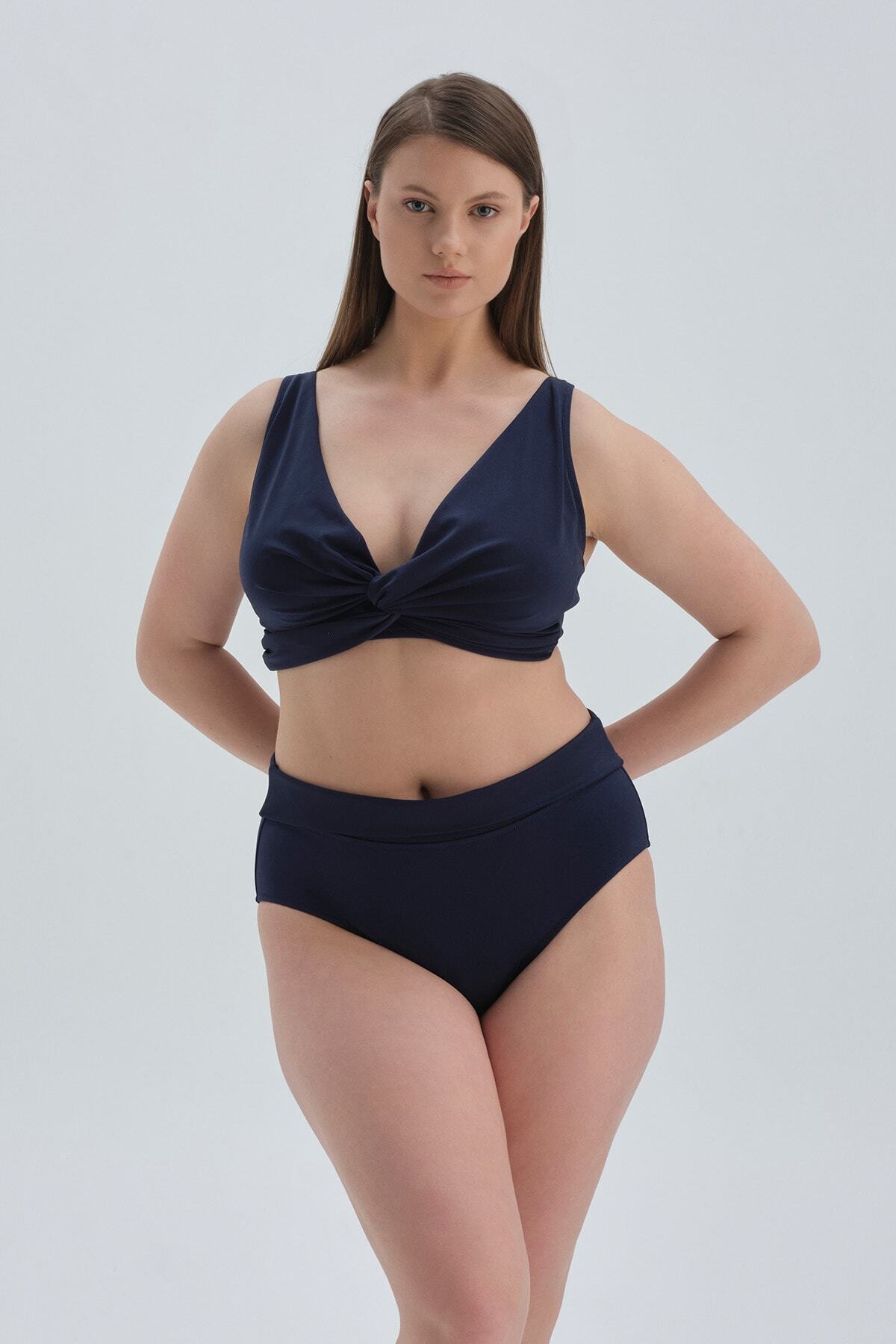 Bikini spodnji del Dagi 22SW36007ST_LC/Navy Blue