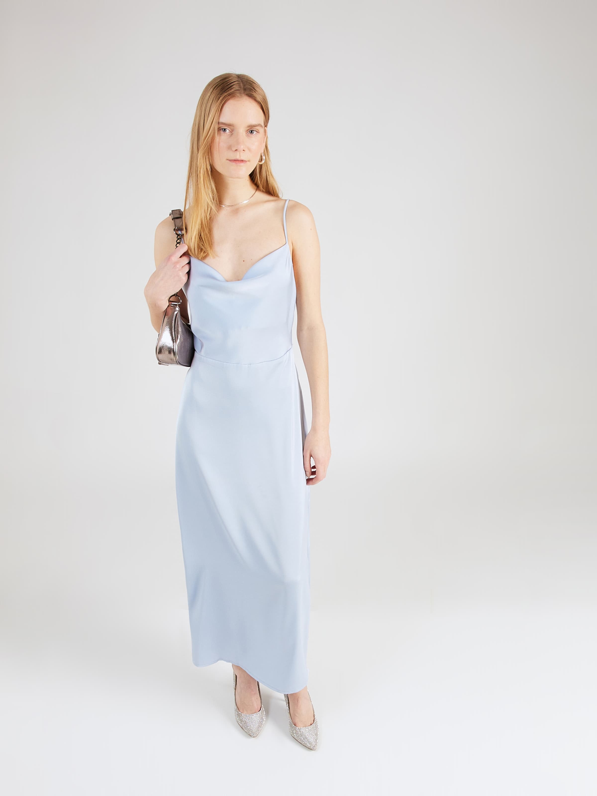 VILA Večerna obleka 'Ravenna' svetlo modra