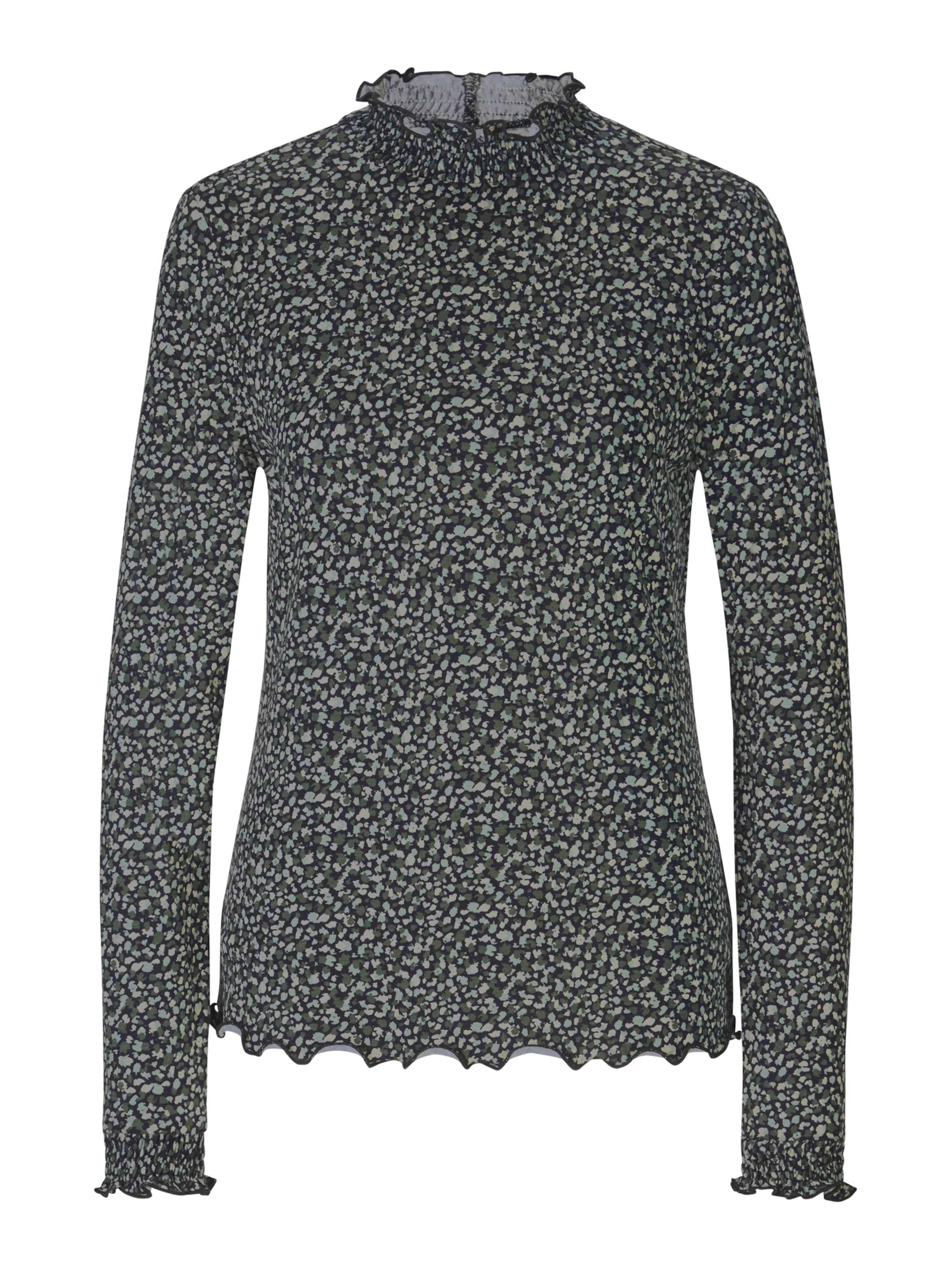 heine Majica greige / pastelno zelena / temno zelena / črna