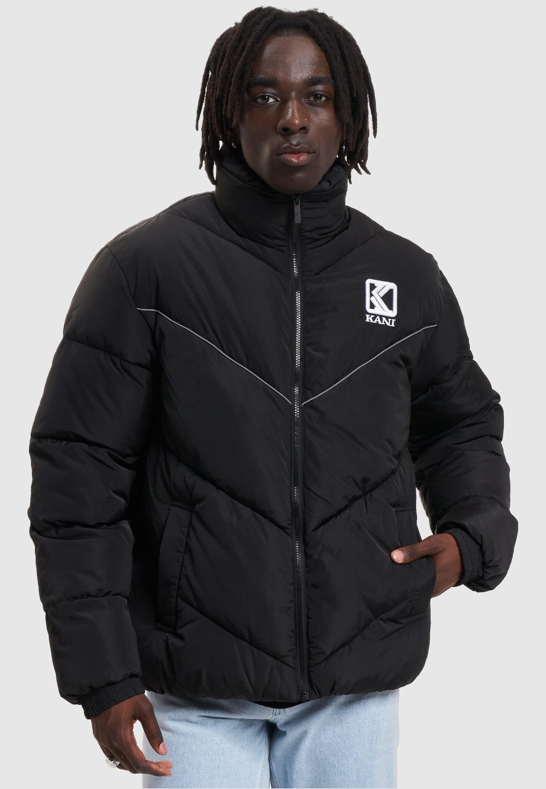 Karl Kani Prehodna jakna črna / bela