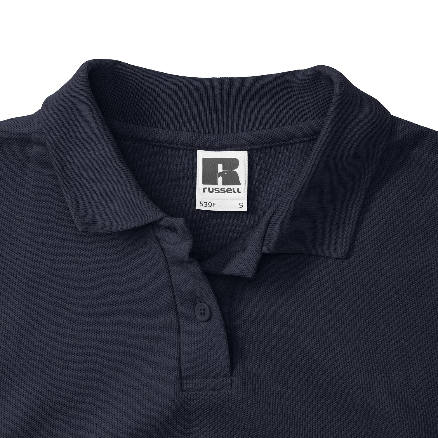Navy Blue Polycotton Polo Russell Women's T-Shirt