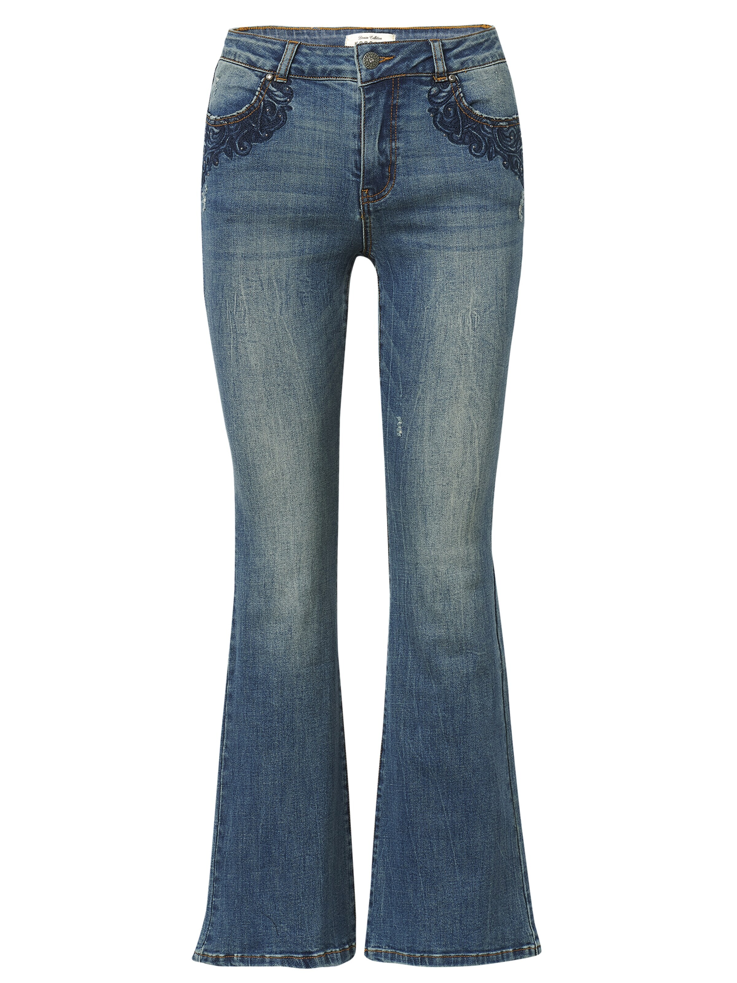 KOROSHI Kavbojke temno modra