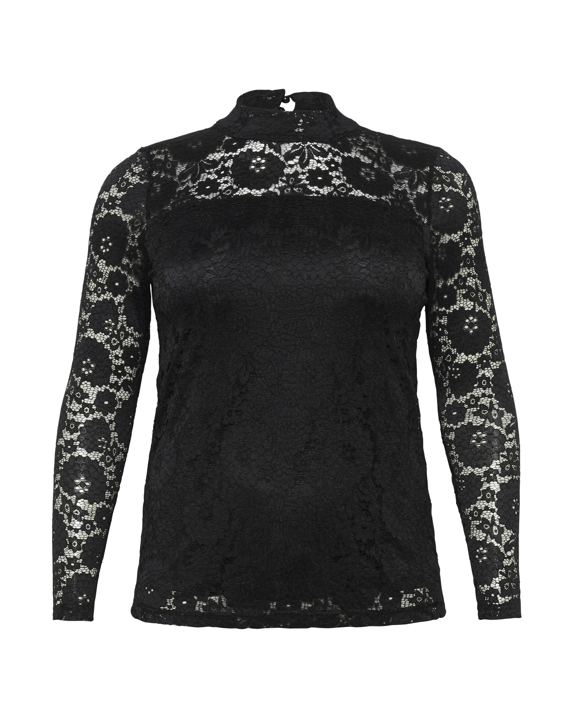 KAFFE CURVE Majica 'Elga' črna