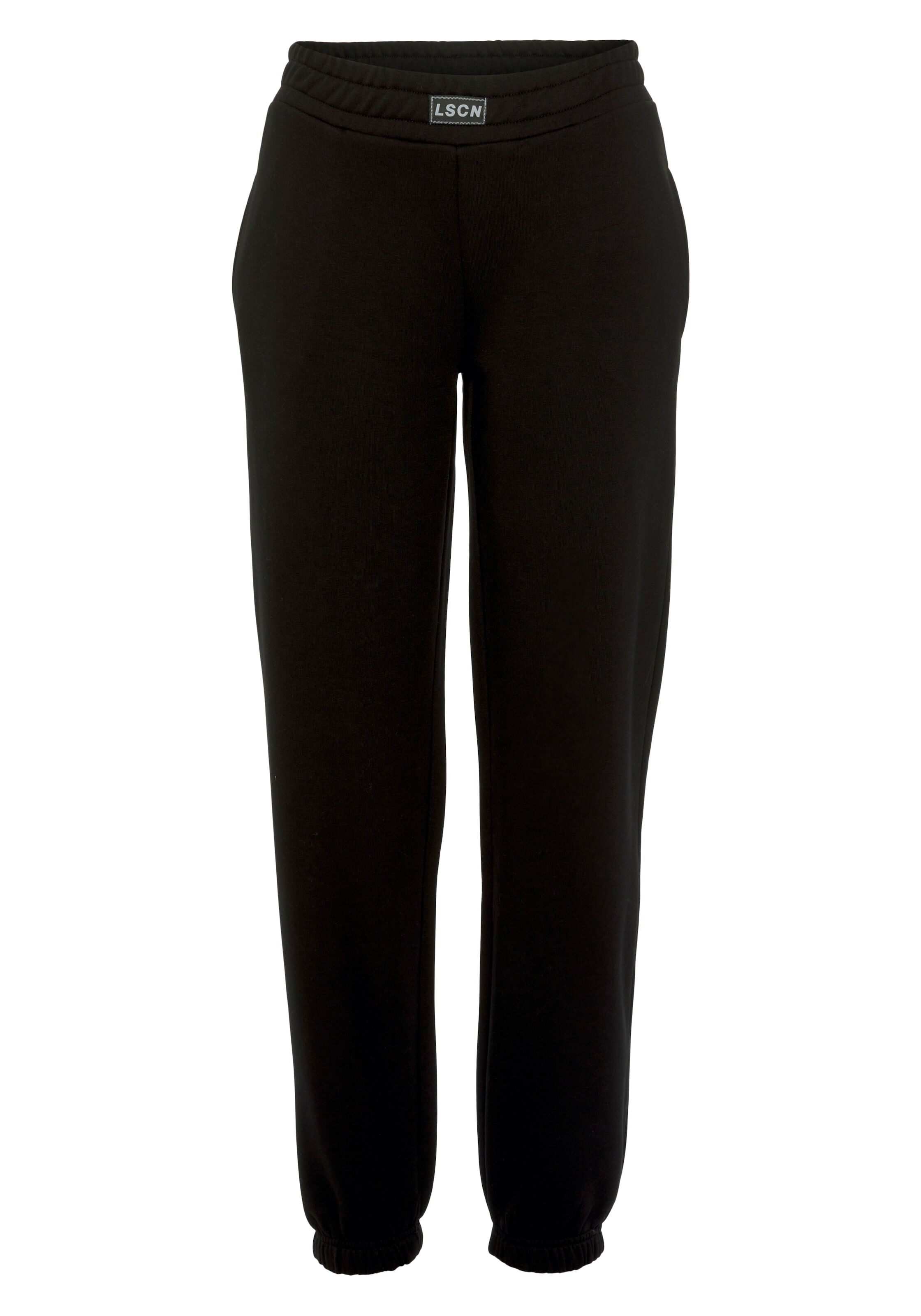 VIVANCE Pižama siva / pegasto siva / črna