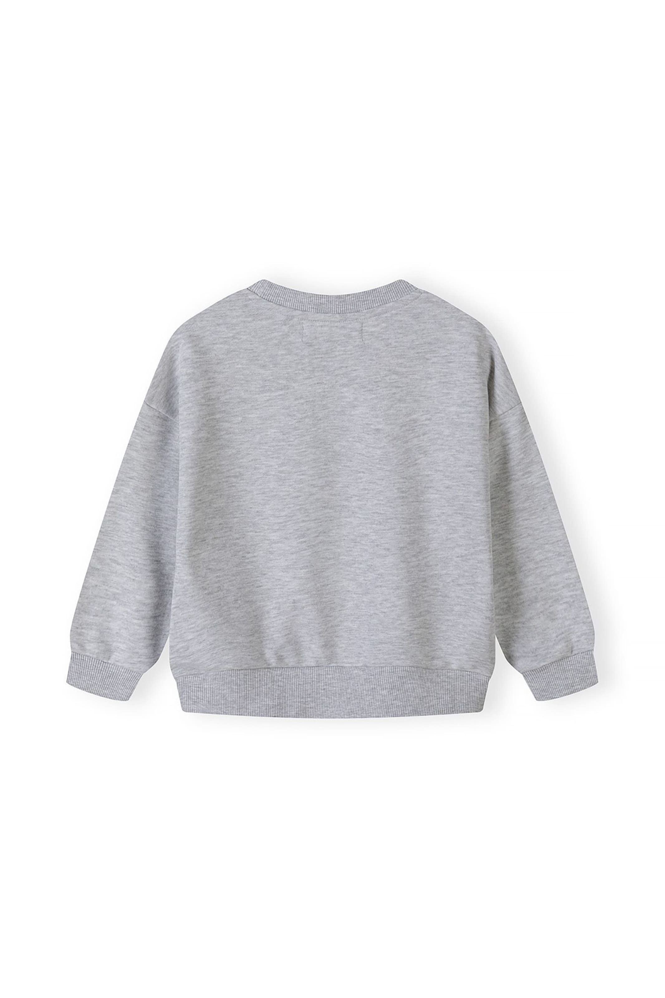 MINOTI Majica siva / krvavo rdeča