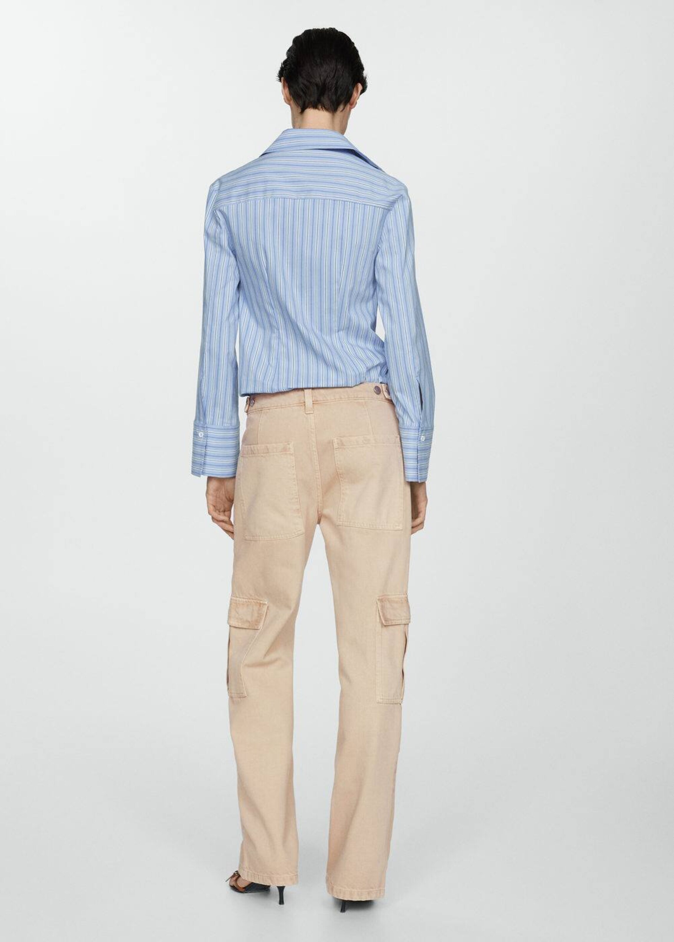 MANGO Kargo kavbojke 'Julieta' svetlo bež