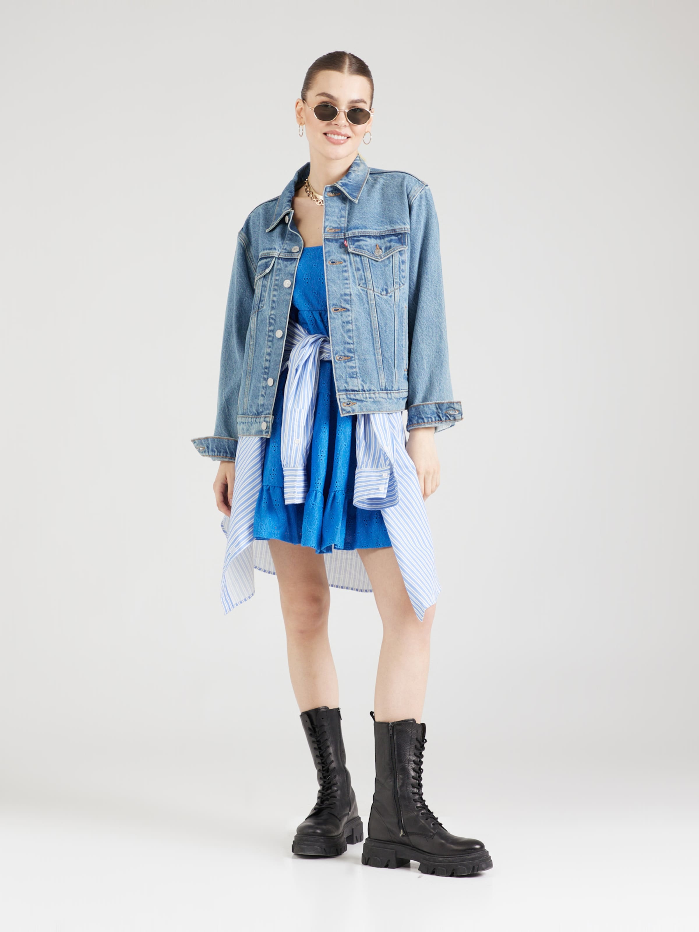 ABOUT YOU Obleka 'Orelia' temno modra