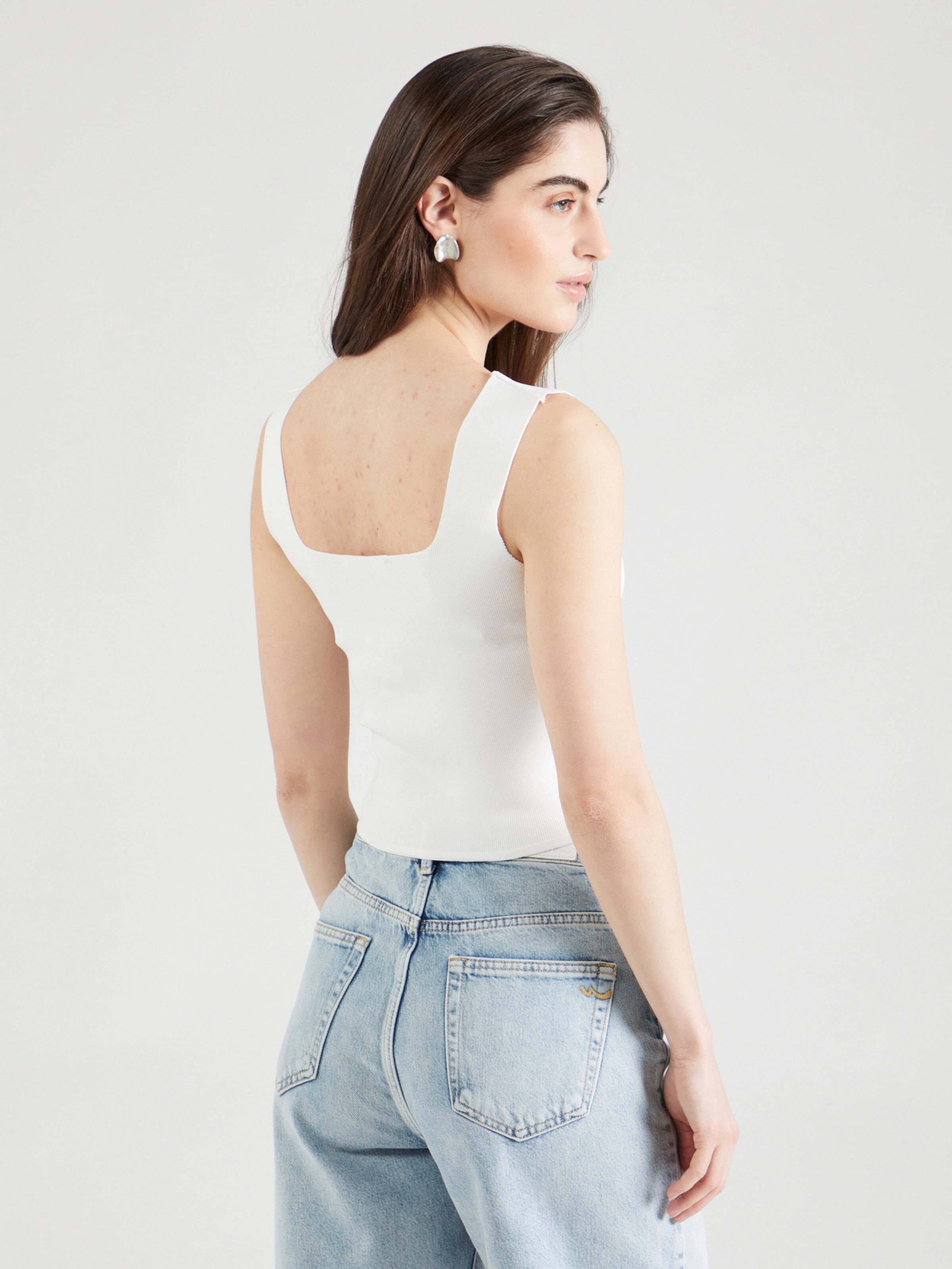 LTB Top z naramnicami 'MOZEGE' bela