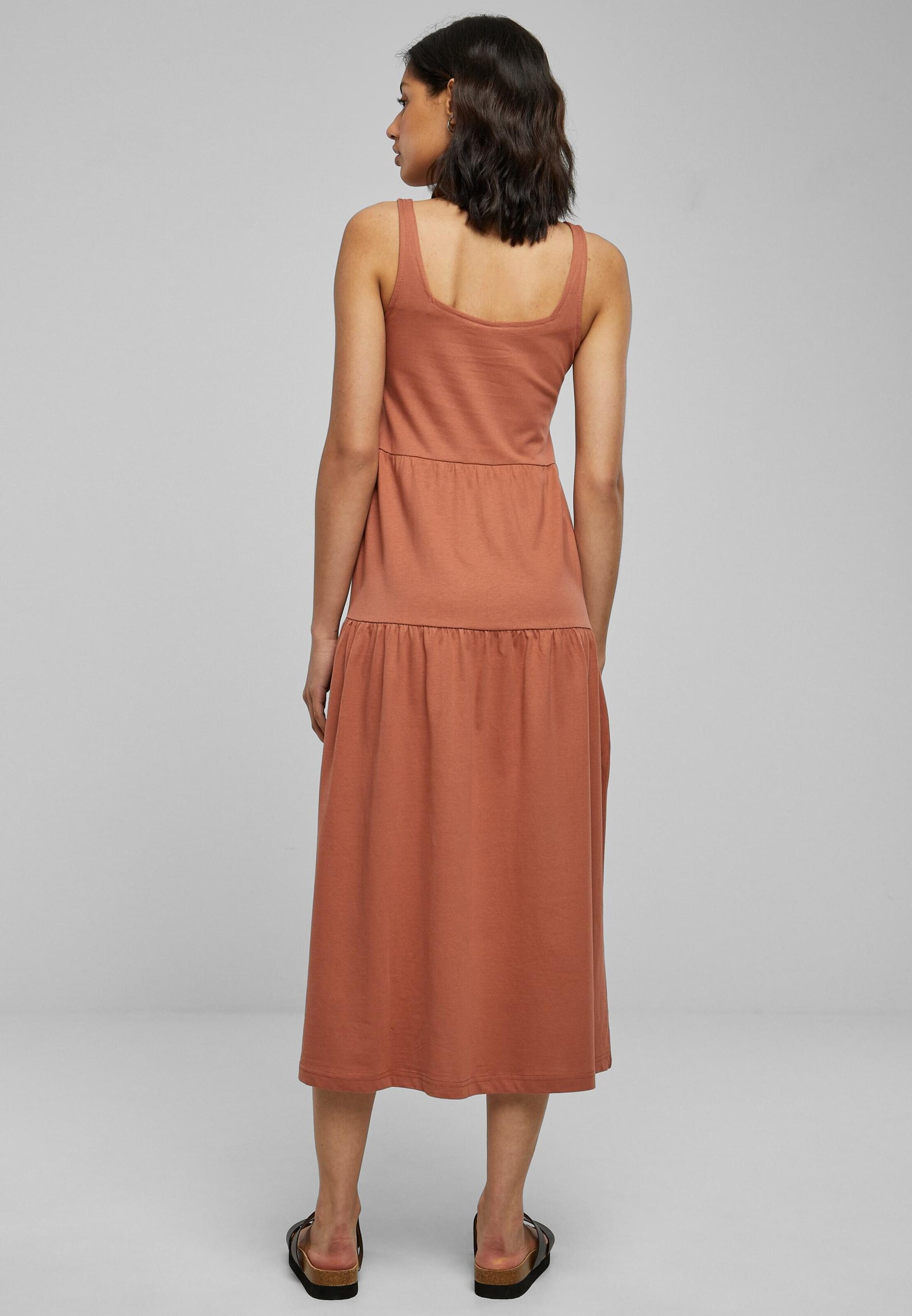 Urban Classics Poletna obleka rjasto rdeča