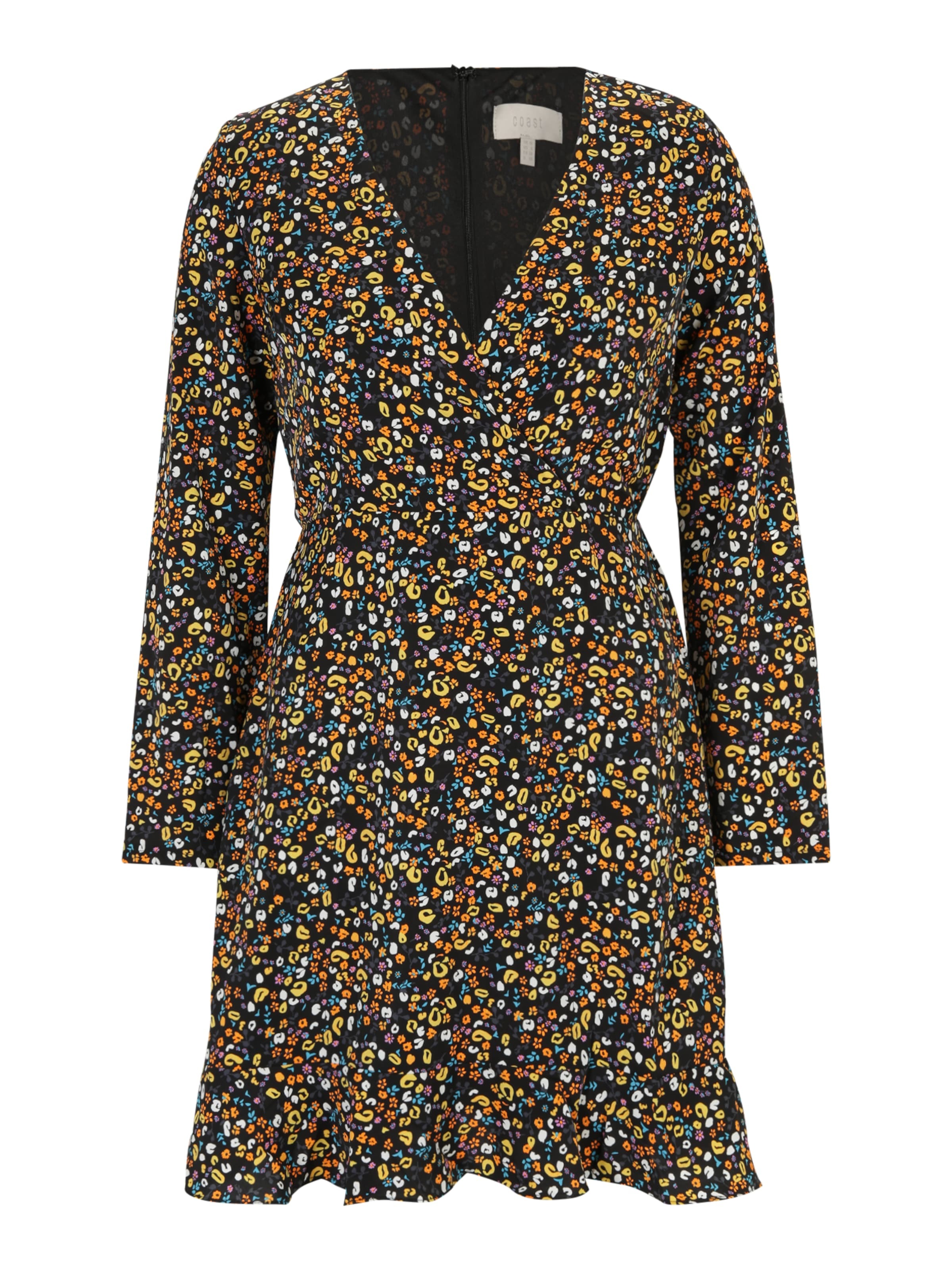 Coast Obleka svetlo modra / rumena / črna / bela