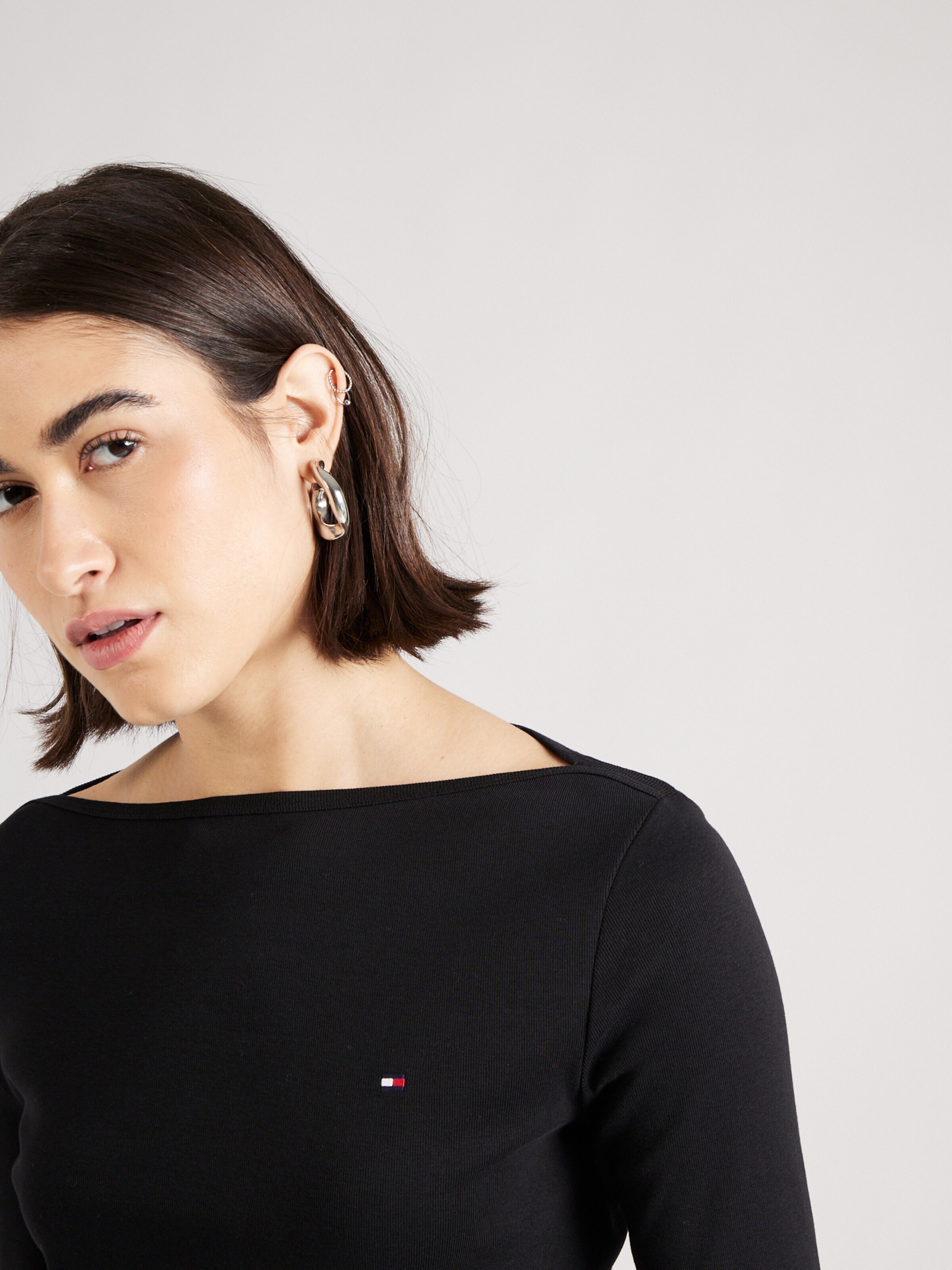 TOMMY HILFIGER Majica 'New Cody' temno modra / rdeča / črna / bela