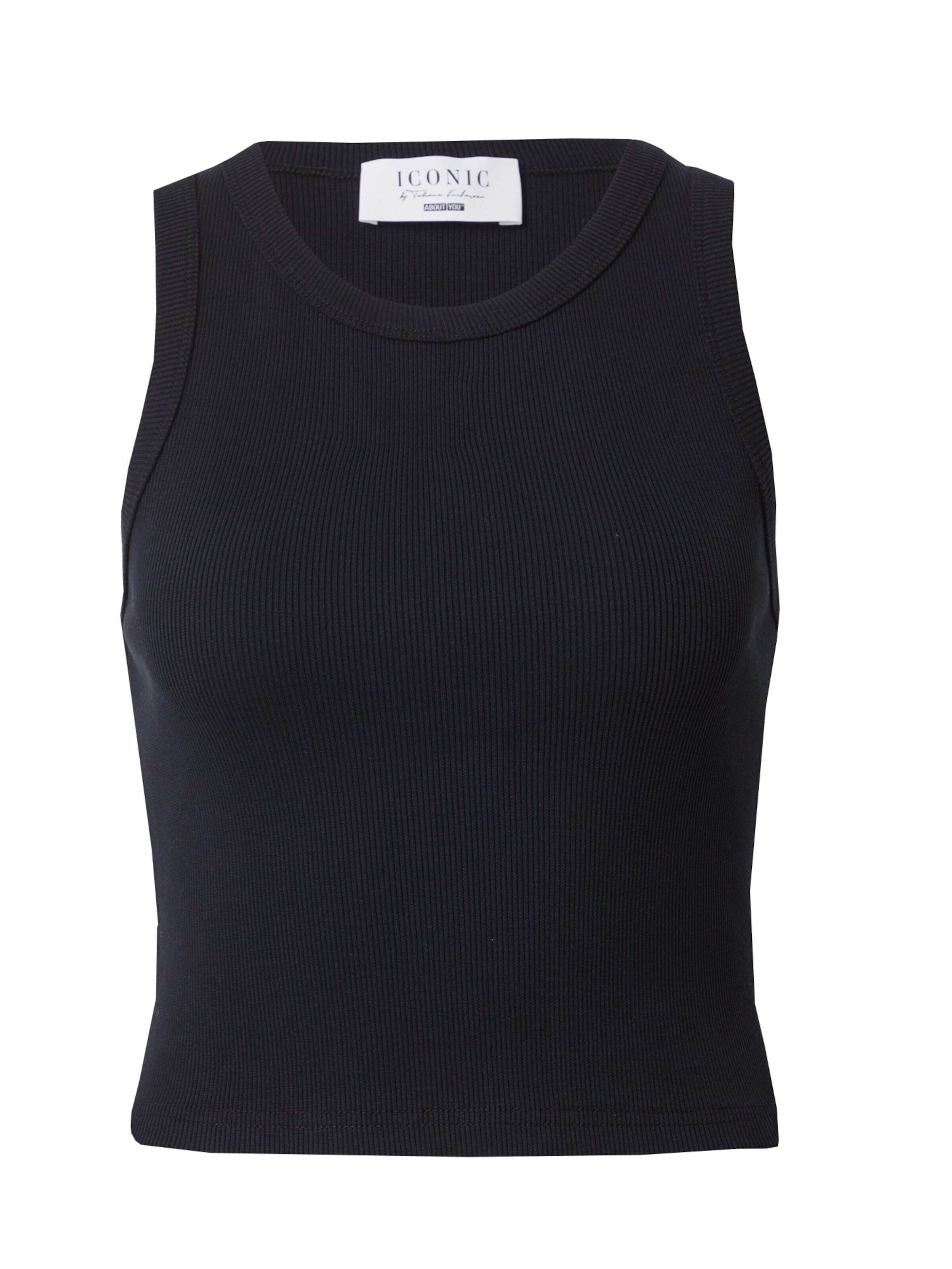 ABOUT YOU x Iconic by Tatiana Kucharova Top 'Sarah' črna