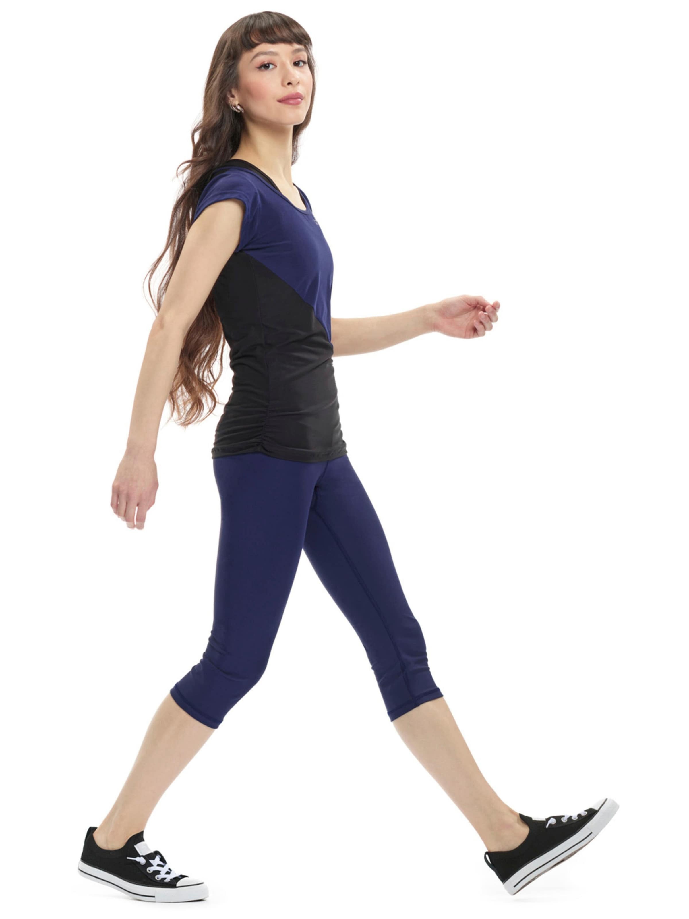 Winshape Funkcionalna majica 'AET109LS' ultra mornarsko modra / črna