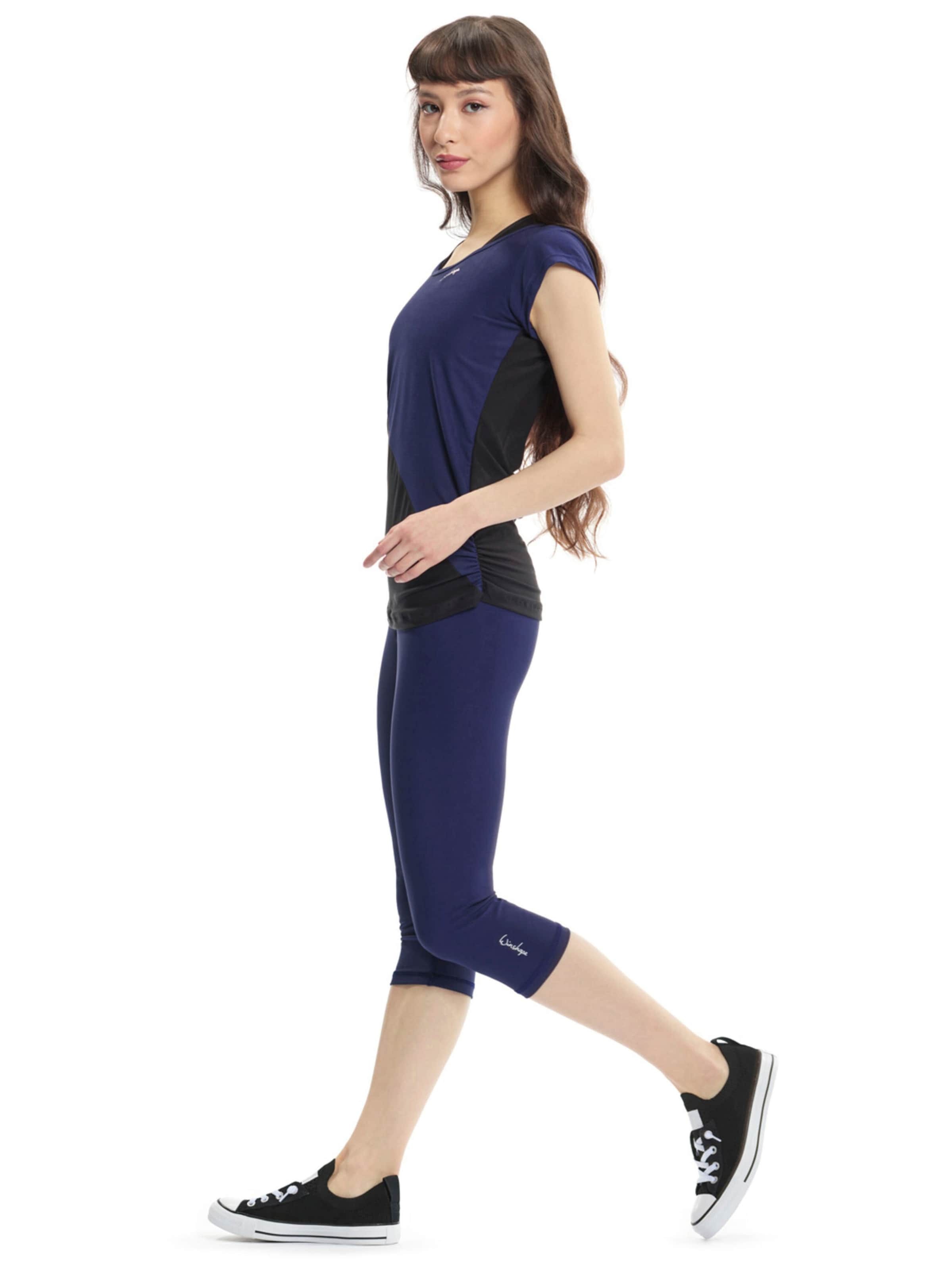 Winshape Funkcionalna majica 'AET109LS' ultra mornarsko modra / črna