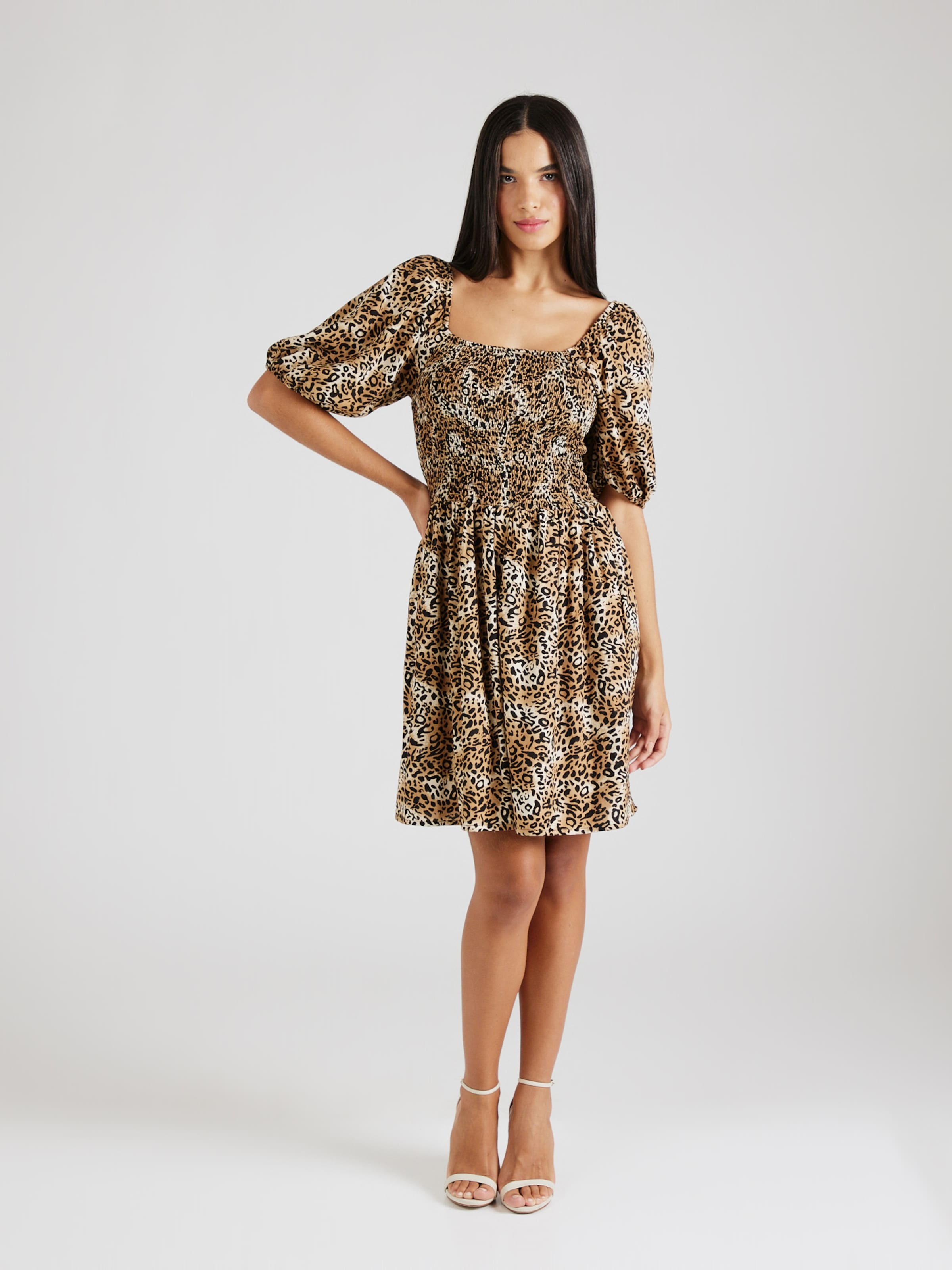 SISTERS POINT Obleka 'UCIA' rjava / črna / bela