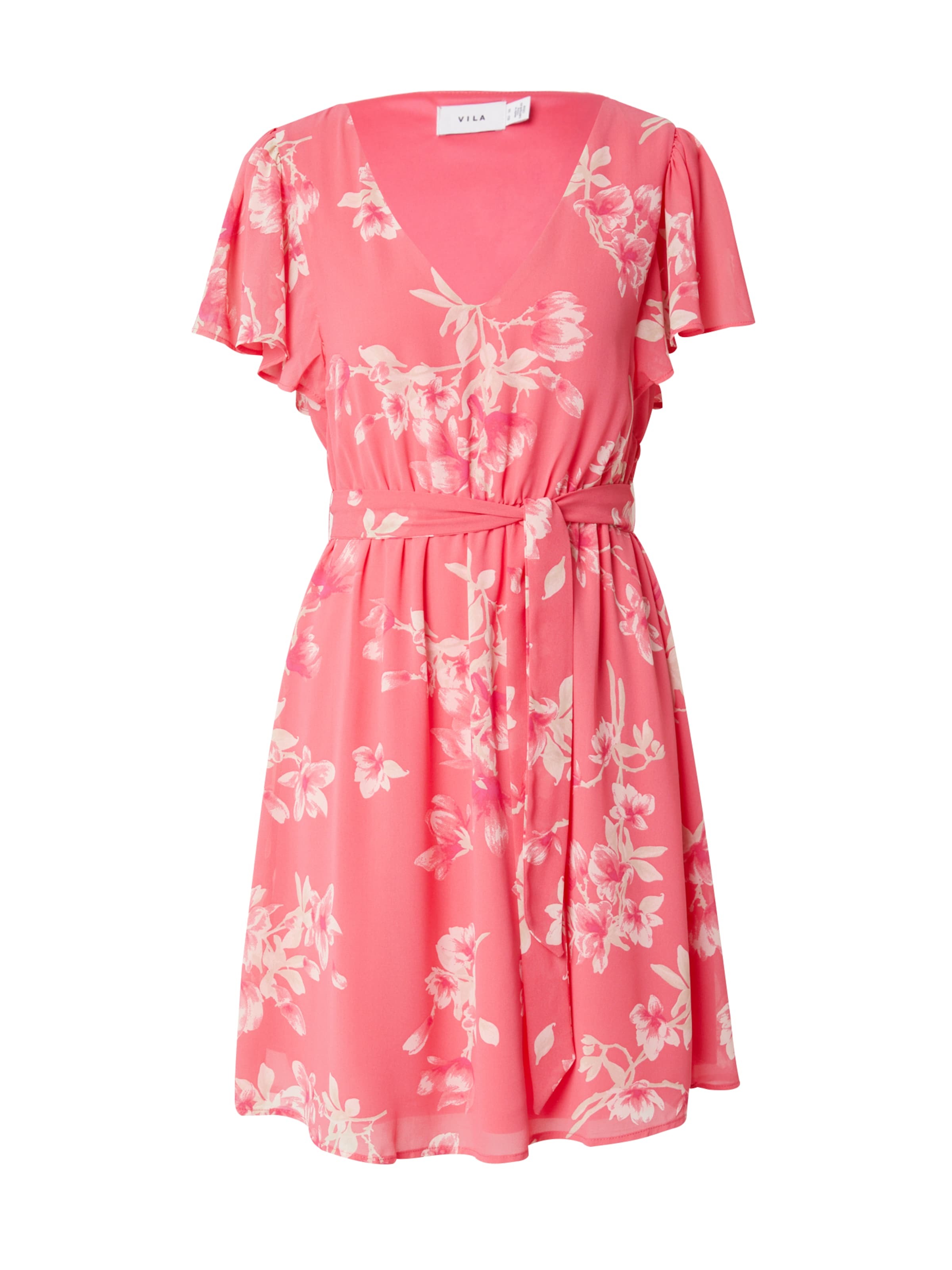VILA Obleka 'MICADA' roza / malina / pastelno roza