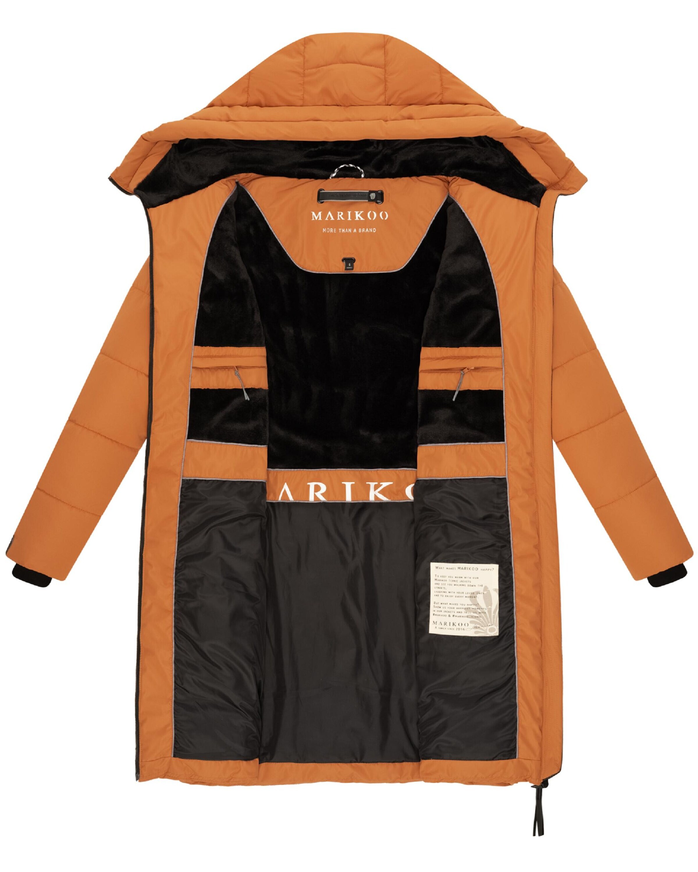 MARIKOO Zimski plašč 'Natsukoo XVI' rjava