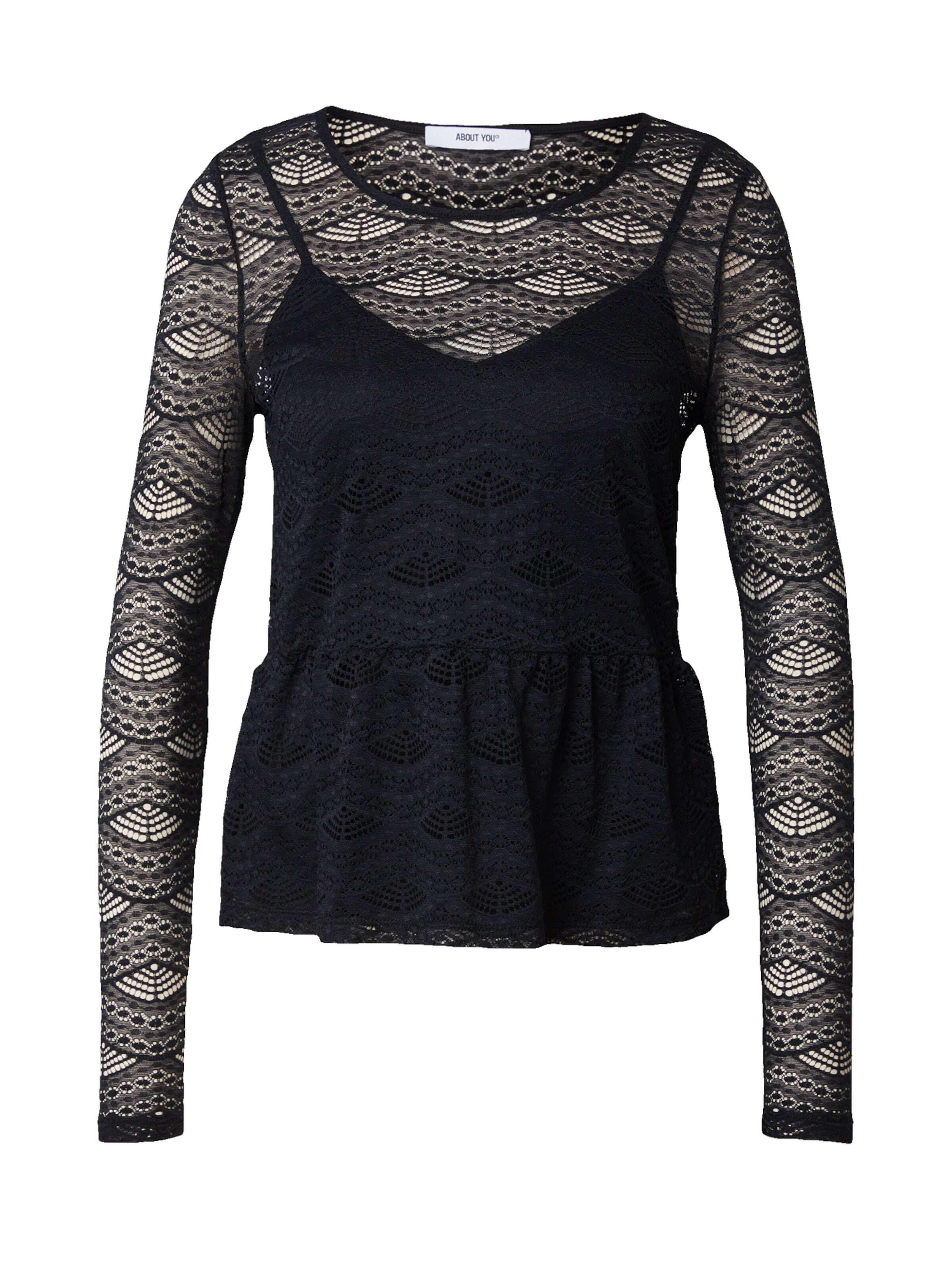ABOUT YOU Majica 'Mariel' črna
