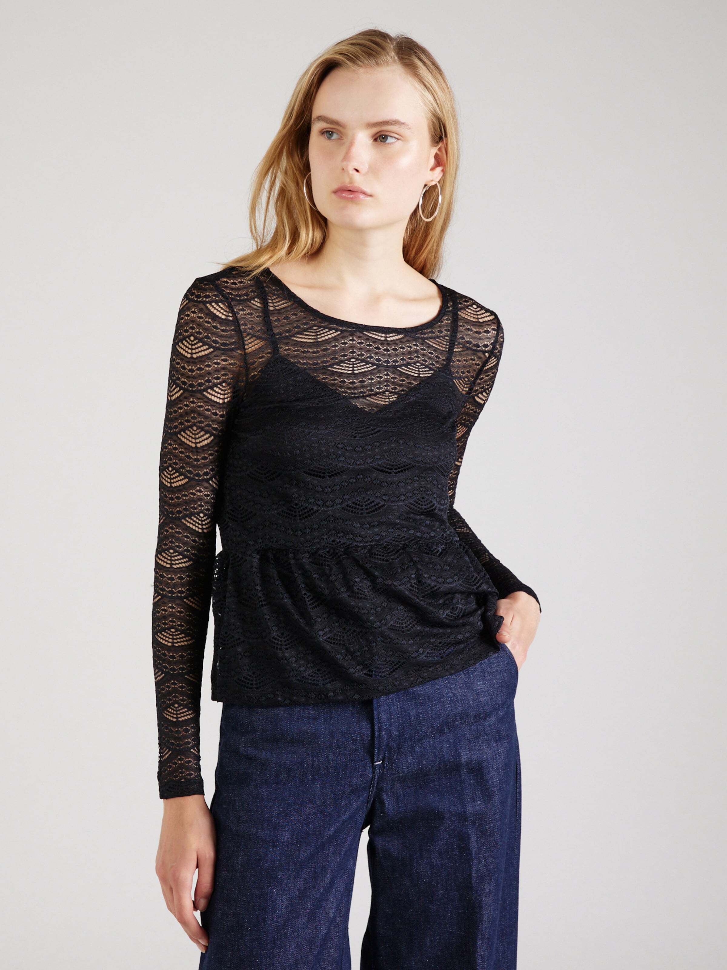 ABOUT YOU Majica 'Mariel' črna